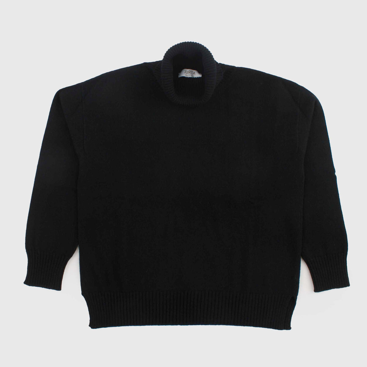 Black Turtleneck in Pure Cashmere for Girl by JURTA