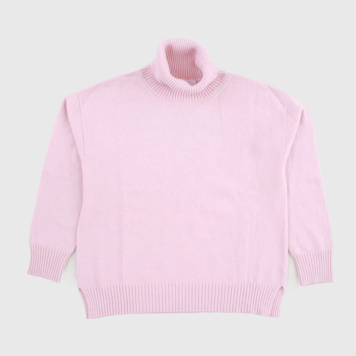 Pink Turtleneck in Pure Cashmere for Girl by JURTA