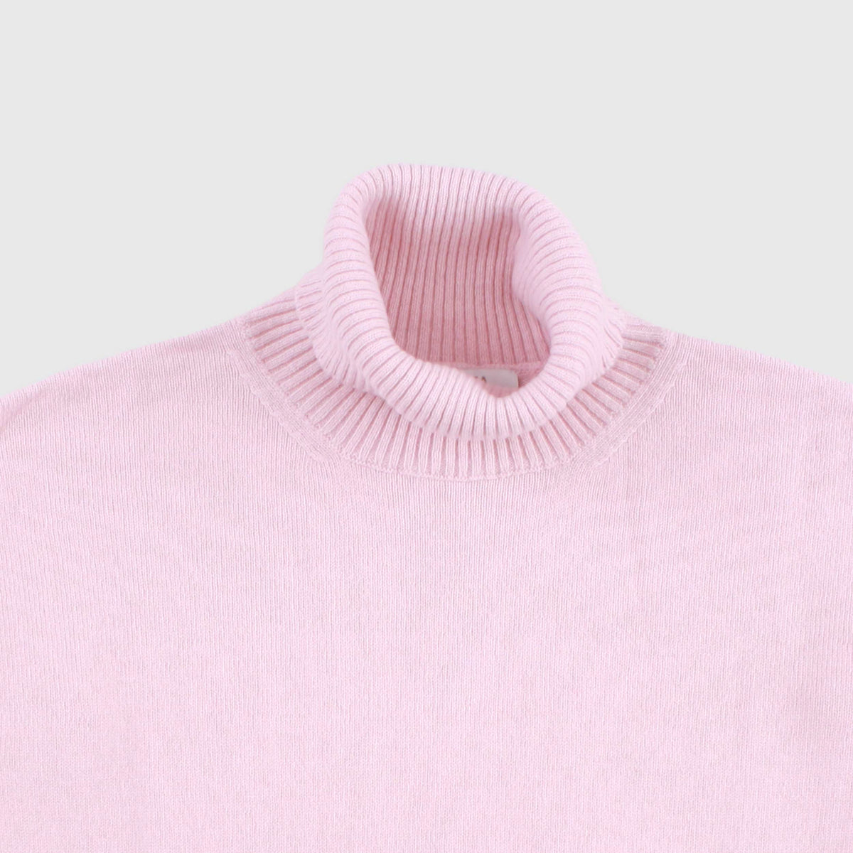 Pink Turtleneck in Pure Cashmere for Girl by JURTA