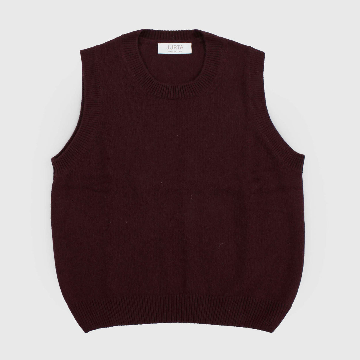 Bordeaux Wool and Cashmere Vest for Girl by JURTA