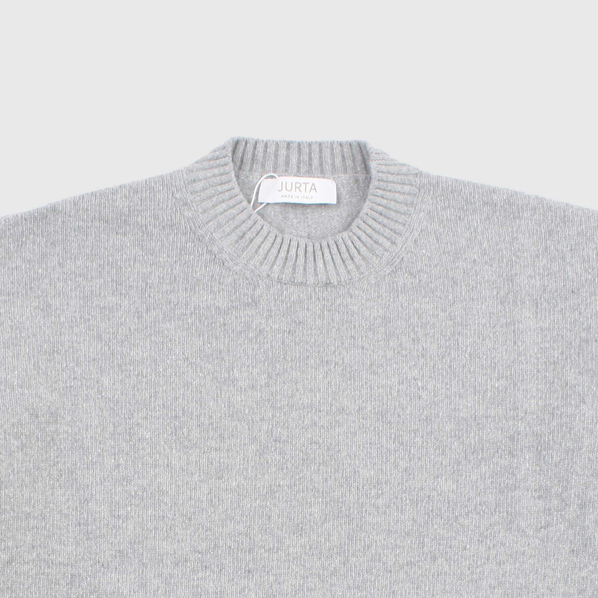 Grey Merino Wool Pullover for Girl by JURTA