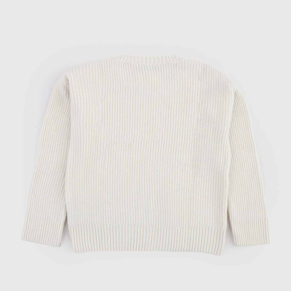 Jurta White Knitted Pullover for Boys