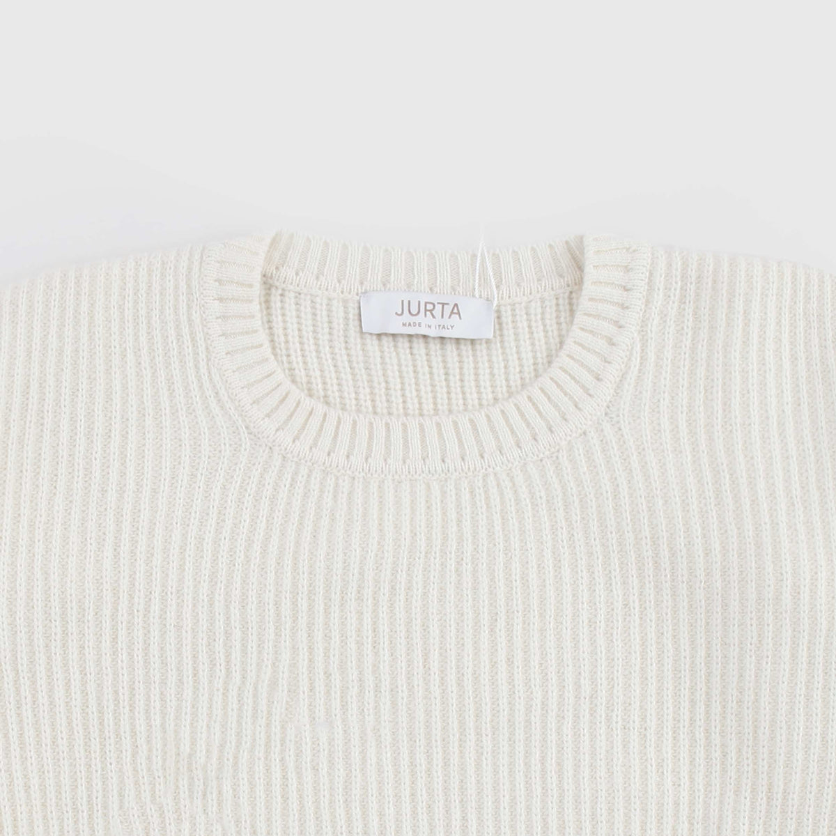 Jurta White Knitted Pullover for Boys