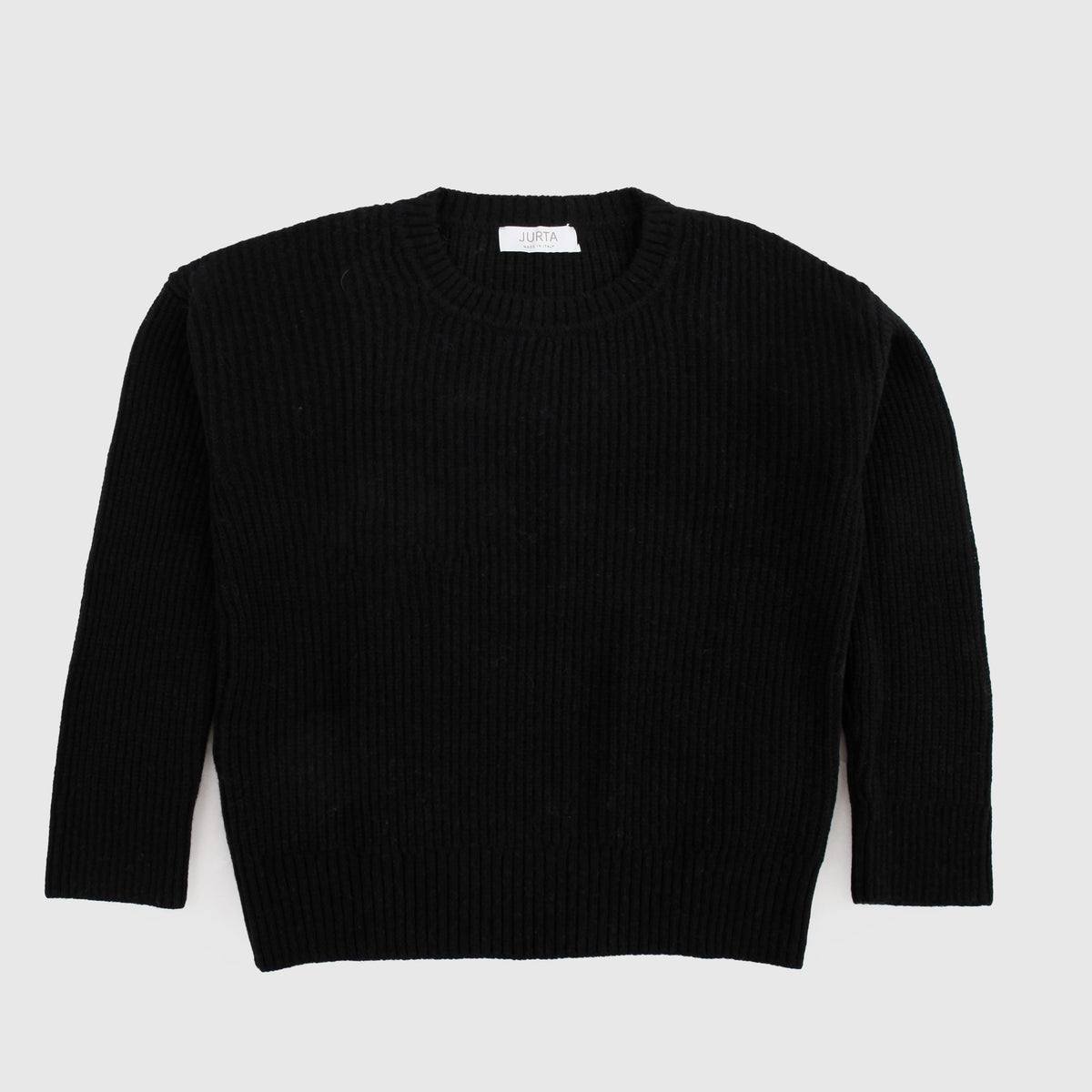 Jurta Black Knitted T-Shirt for Boys