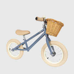 Bicicletta Blu e Beige Con Cestino Firmata KONGES SLOJD