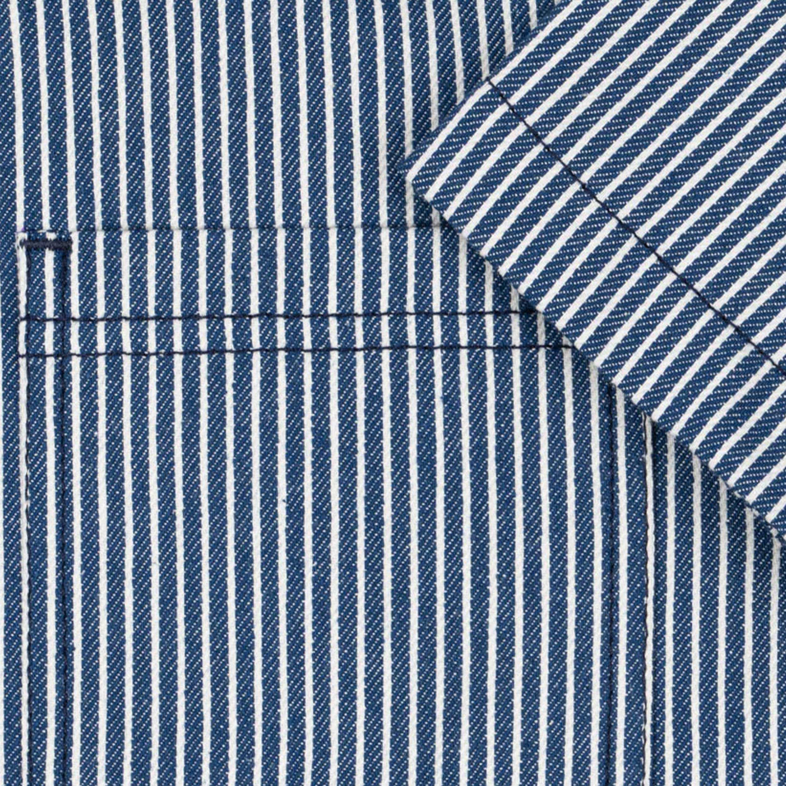 Giubbino a Righe Bianche e Blu Firmato KONGES SLOJD