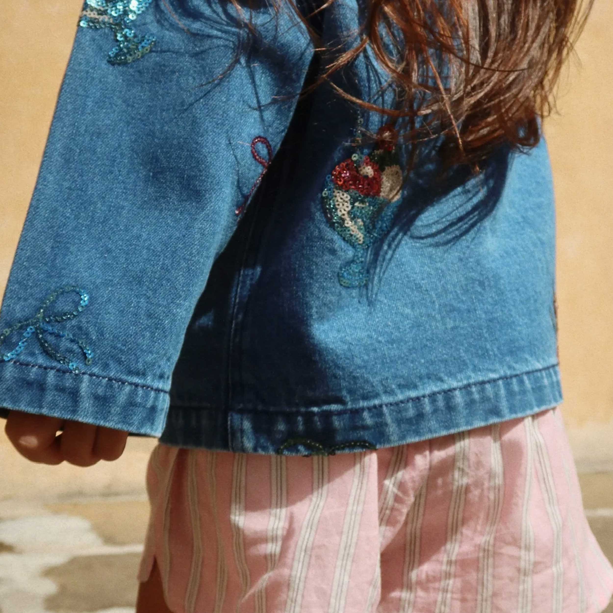 KONGES SLOJD Sequin Denim Jacket