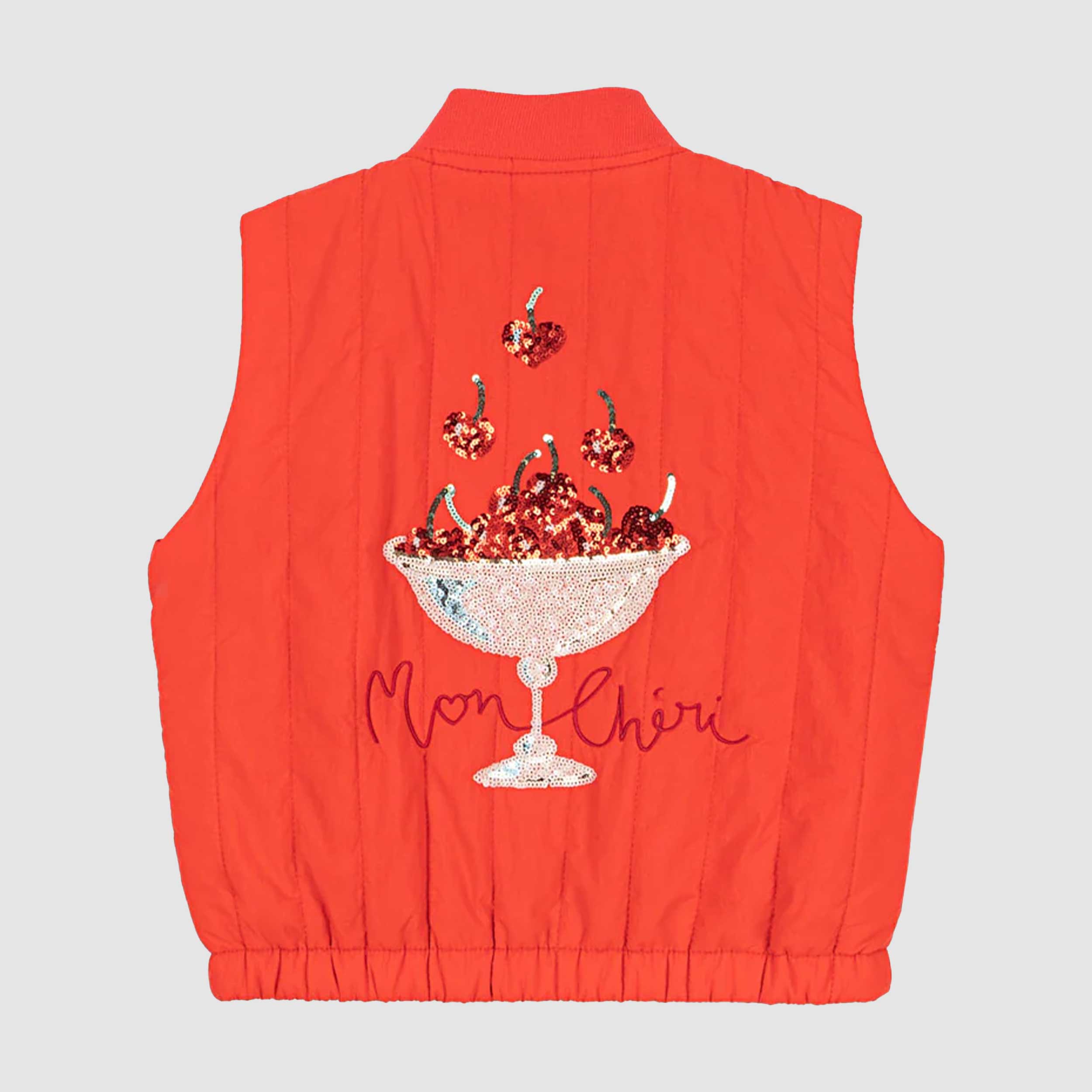 Smanicato Rosso con Paillettes Firmato KONGES SLOJD