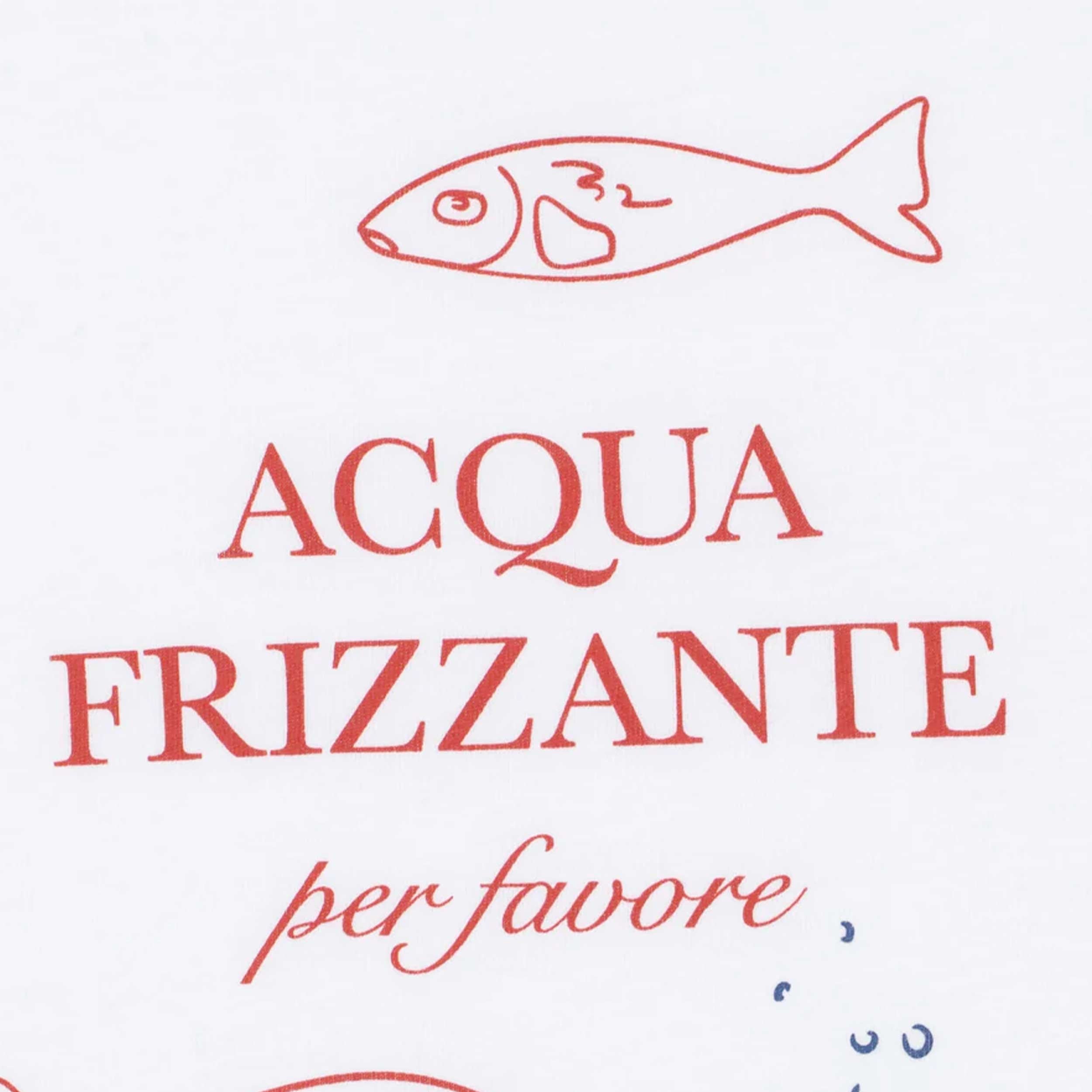 White T-shirt with buttons on the shoulders by KONGES SLOJD