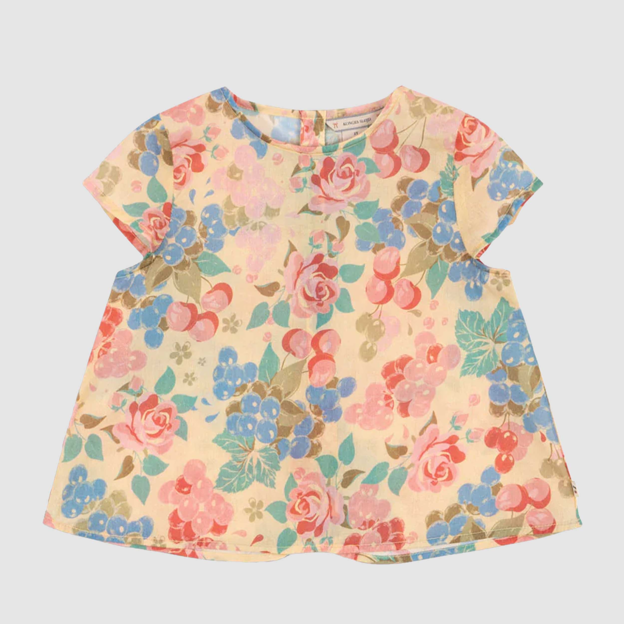 T-shirt Fantasia con Apertura sul Retro Firmata KONGES SLOJD