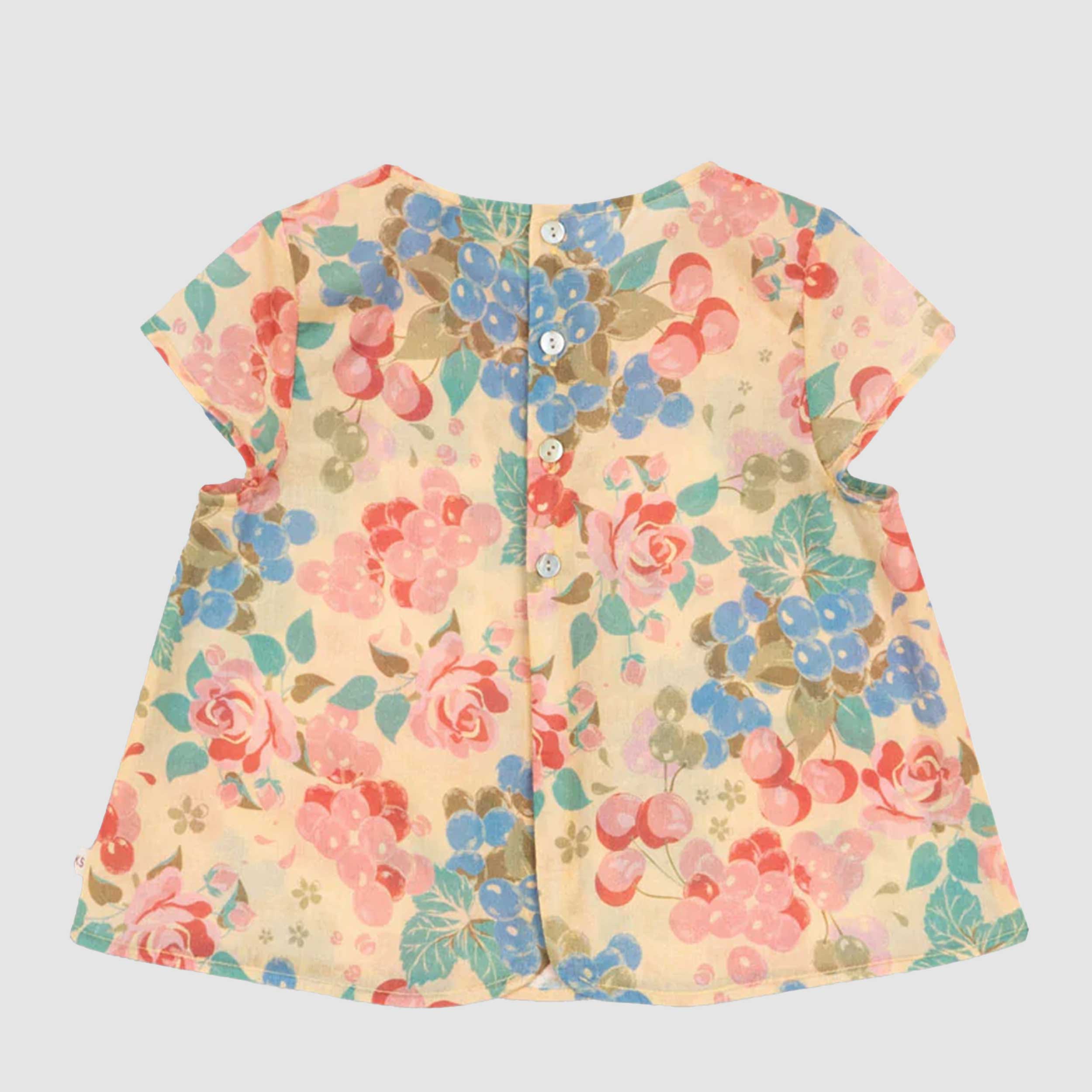 T-shirt Fantasia con Apertura sul Retro Firmata KONGES SLOJD