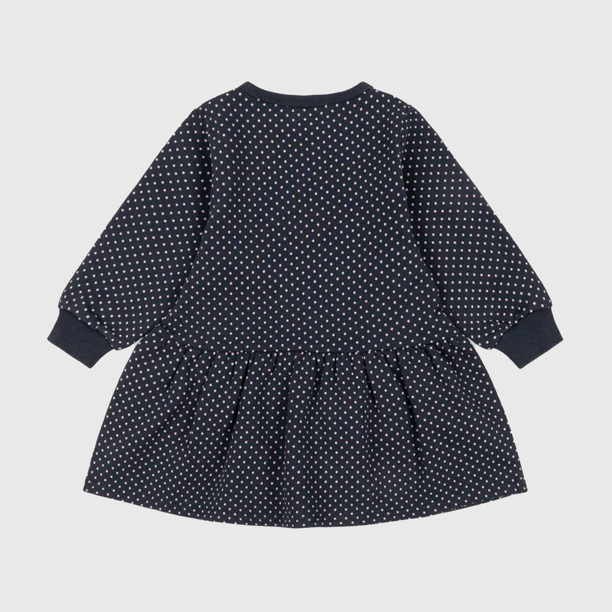 Abito Blu in Felpa con Pois Lou per Bambina KONGES SLOJD