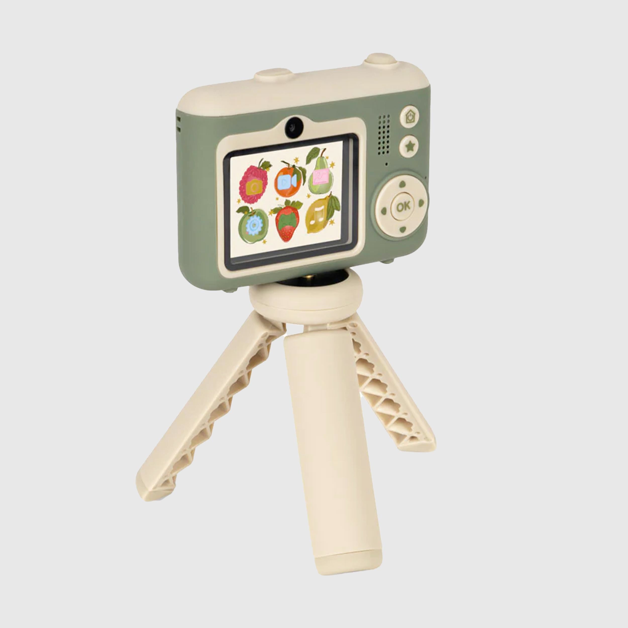 Beige and Sand Digital Camera by KONGES SLOJD