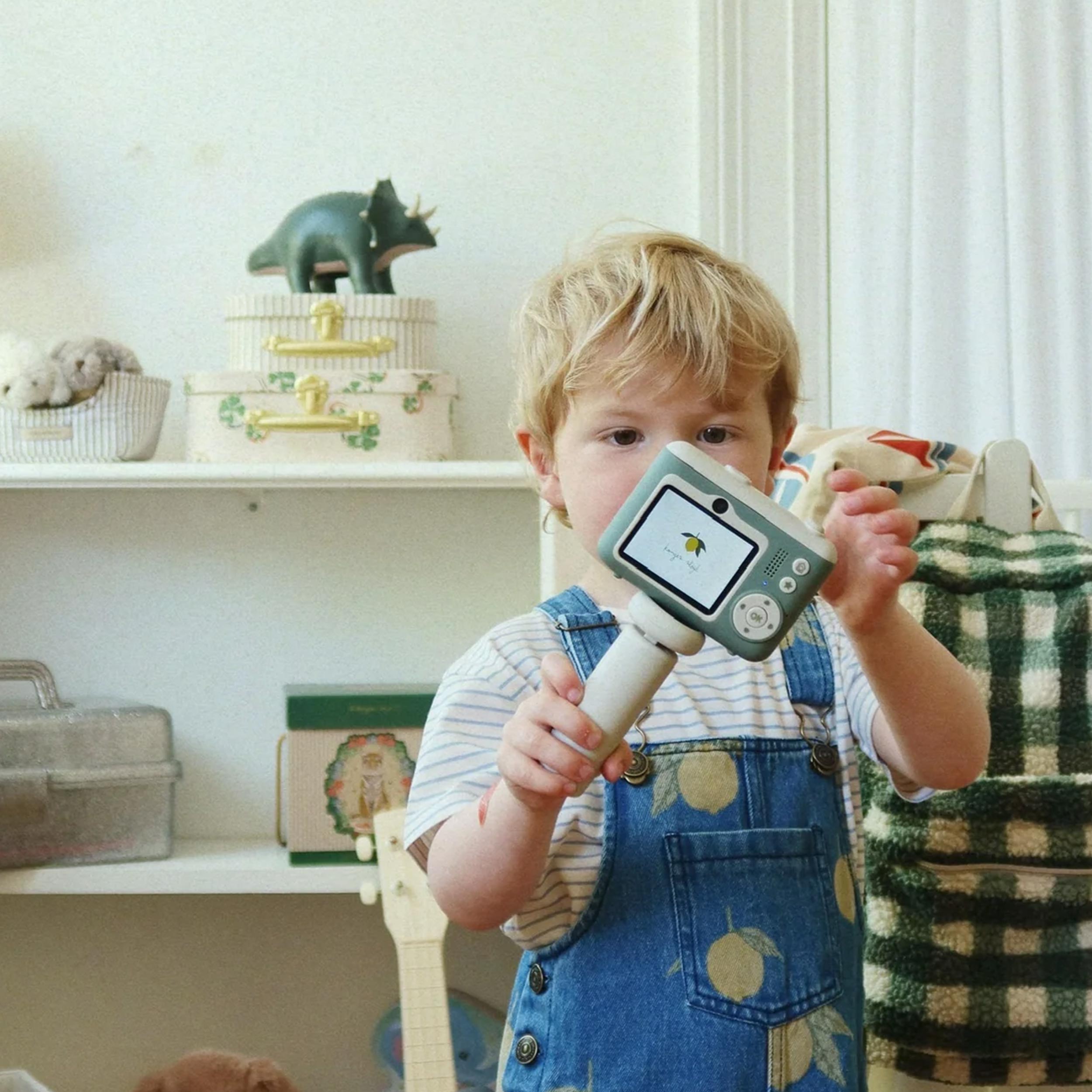 Beige and Sand Digital Camera by KONGES SLOJD