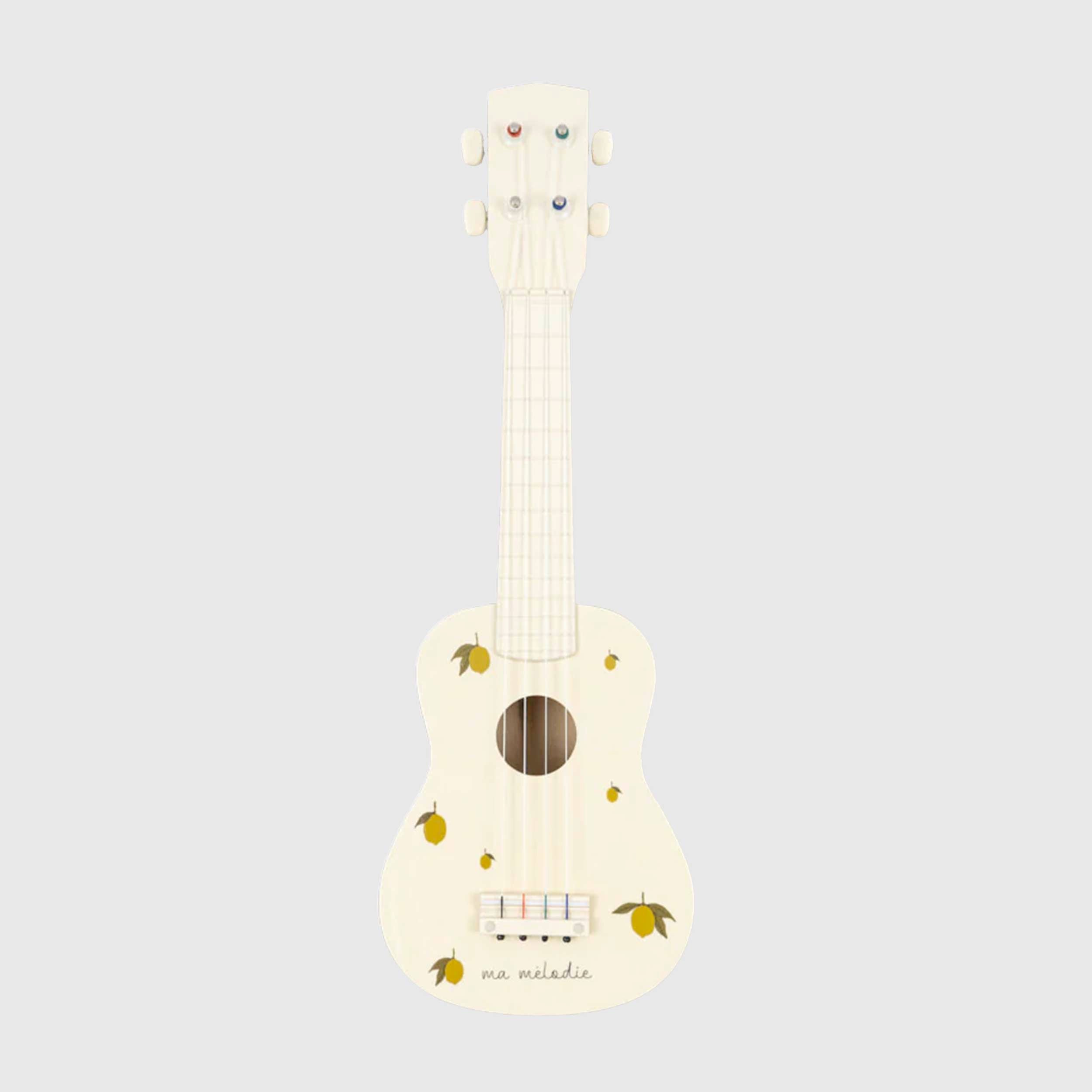Ukulele Giocattolo Con Stampa Limoni Firmato KONGES SLOJD