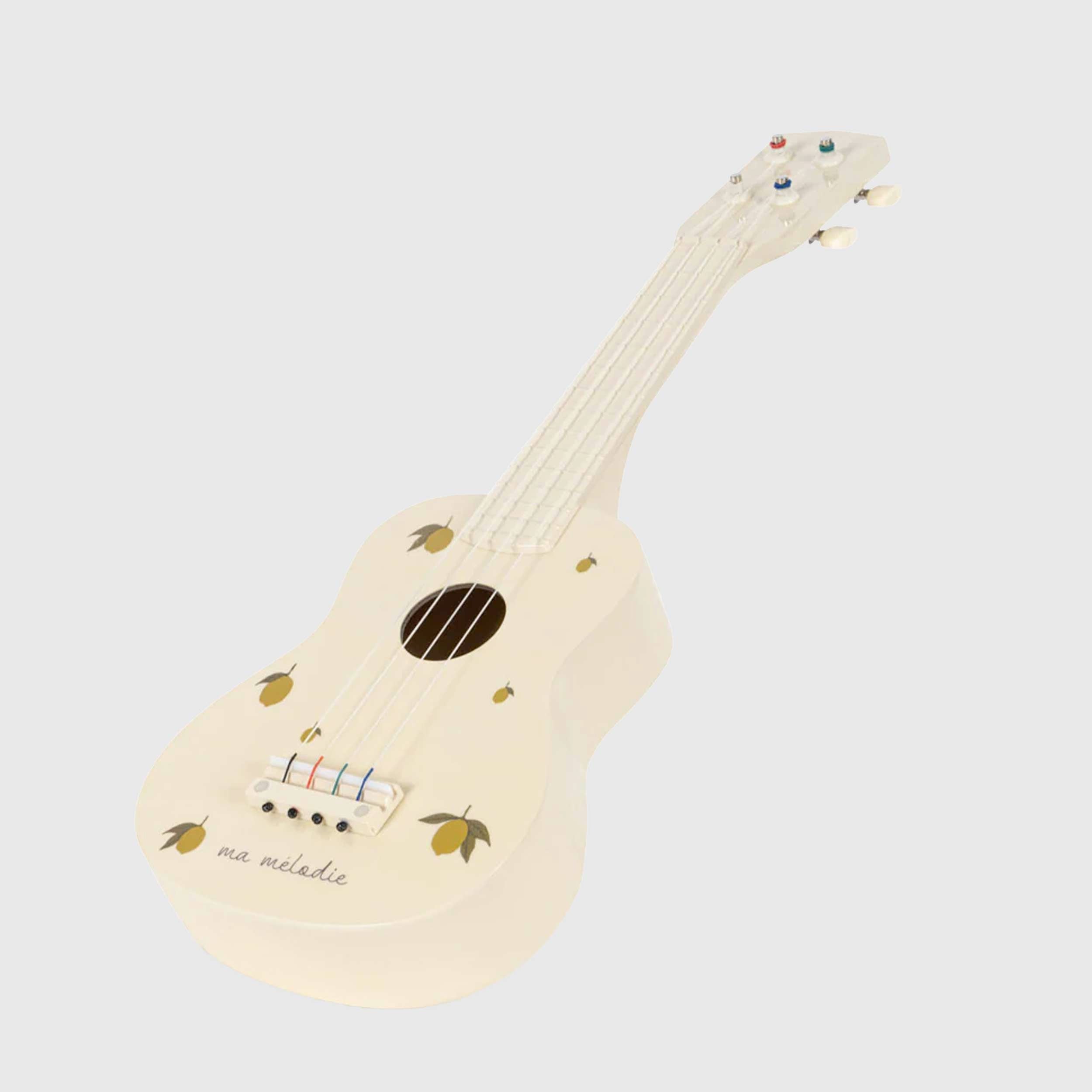 Ukulele Giocattolo Con Stampa Limoni Firmato KONGES SLOJD