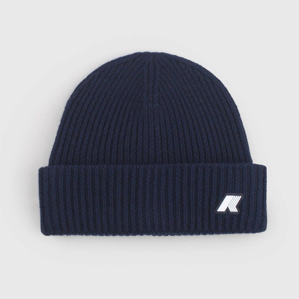 Berretto Blu P Brice in Pura Lana con Logo by K-WAY