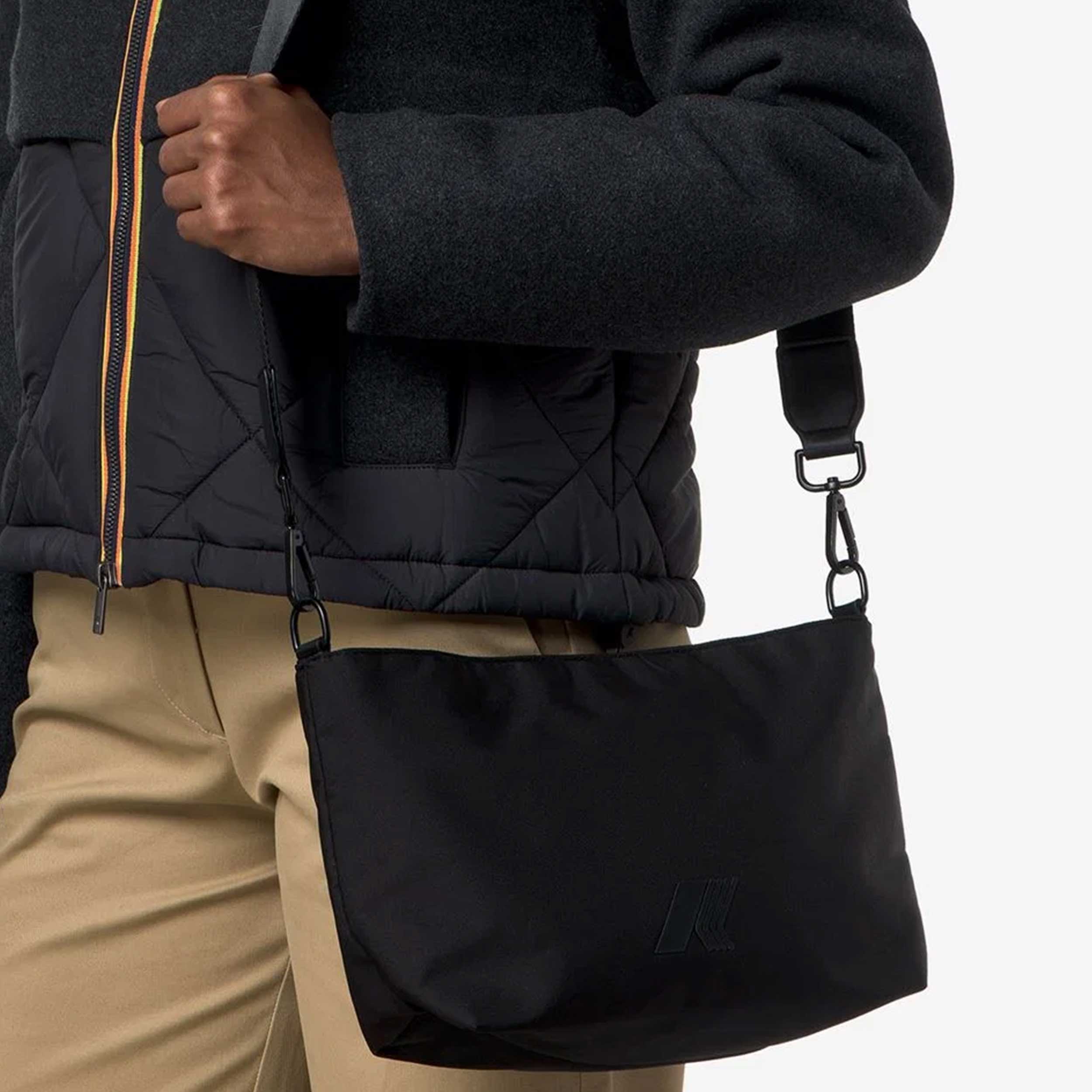 K-WAY Black Amie Shoulder Bag for Boys