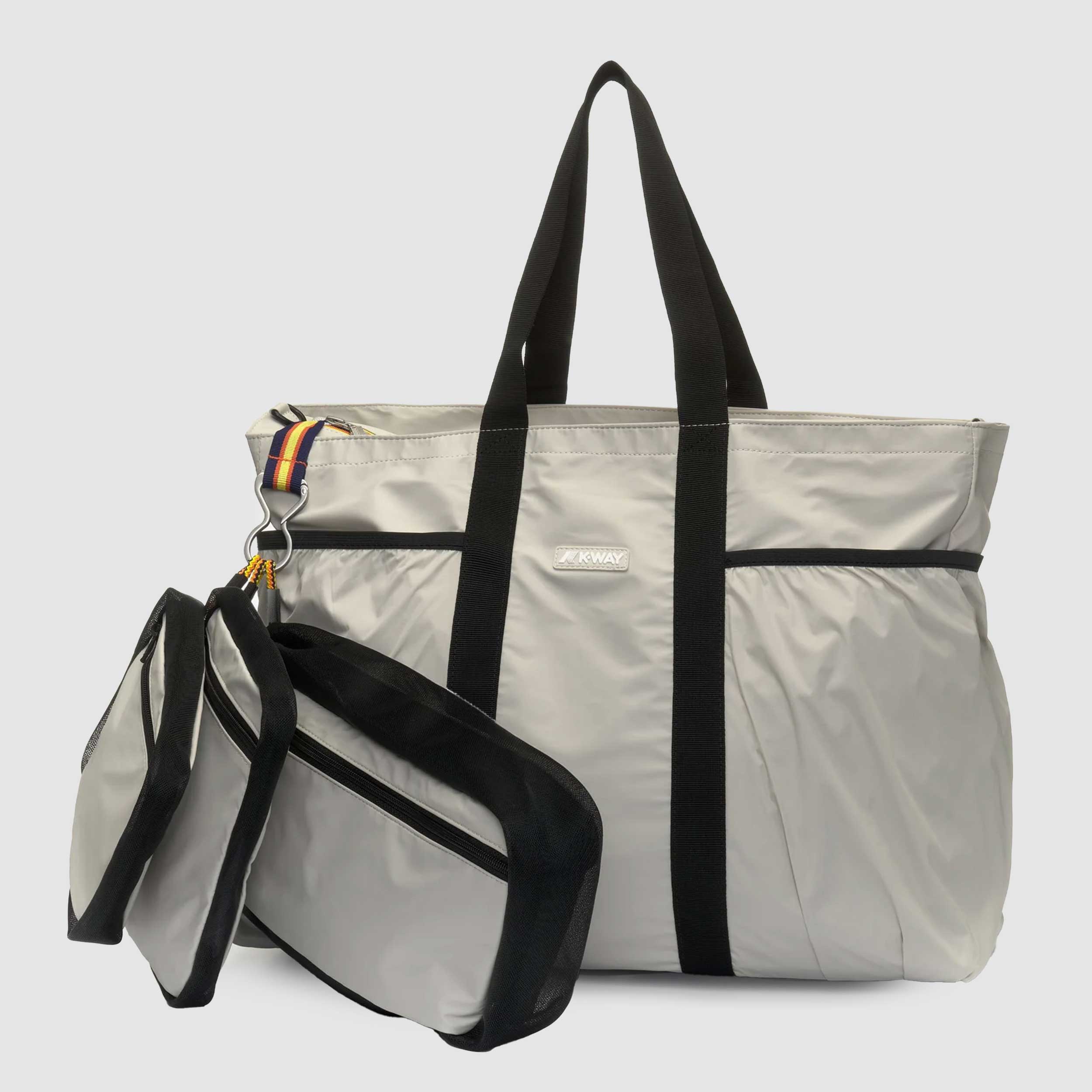 Borsa Grigia da Spiaggia Impermeabile Saint Malo Firmata K-WAY