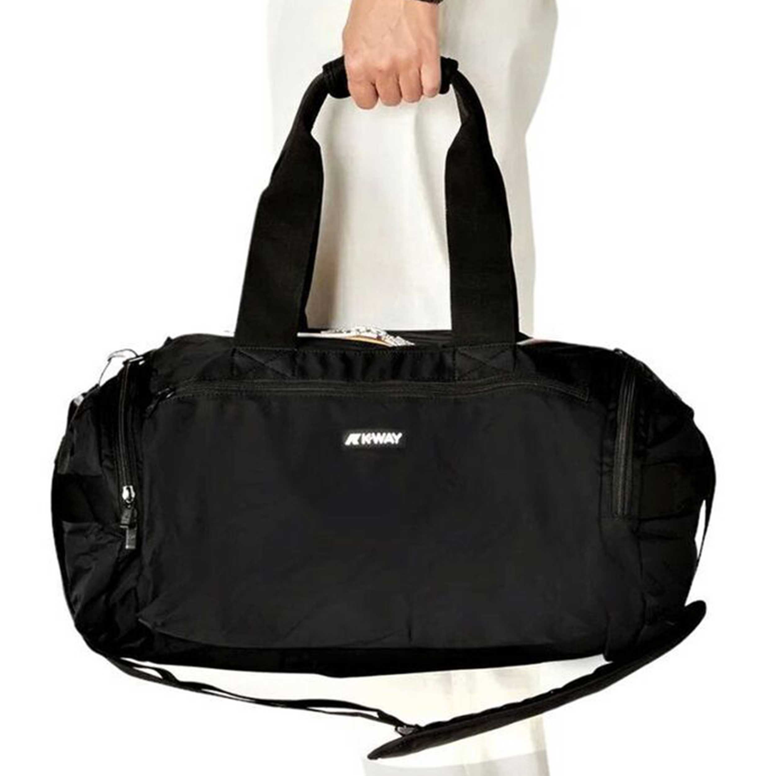 Borsa da Viaggio Nera Mereville Firmata K-WAY