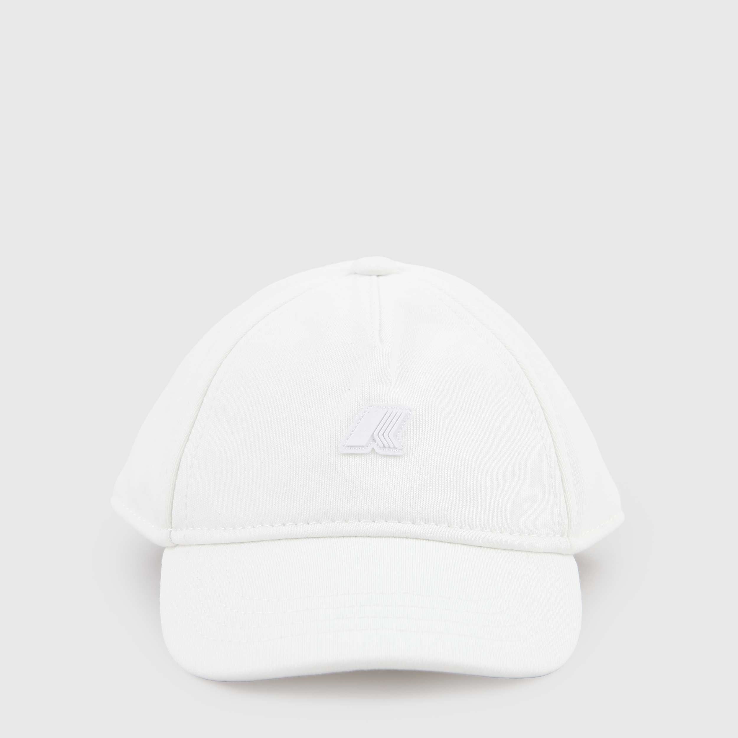 Cappello Bianco con Logo Tono su Tono Firmato K-WAY