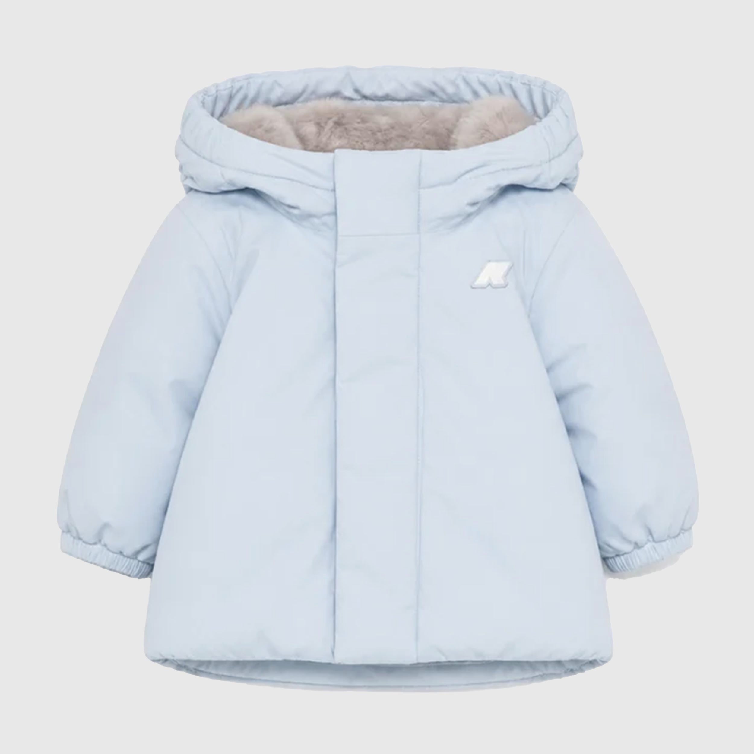 Giubbino Celeste Jack Soft Touch per Neonato by K-WAY