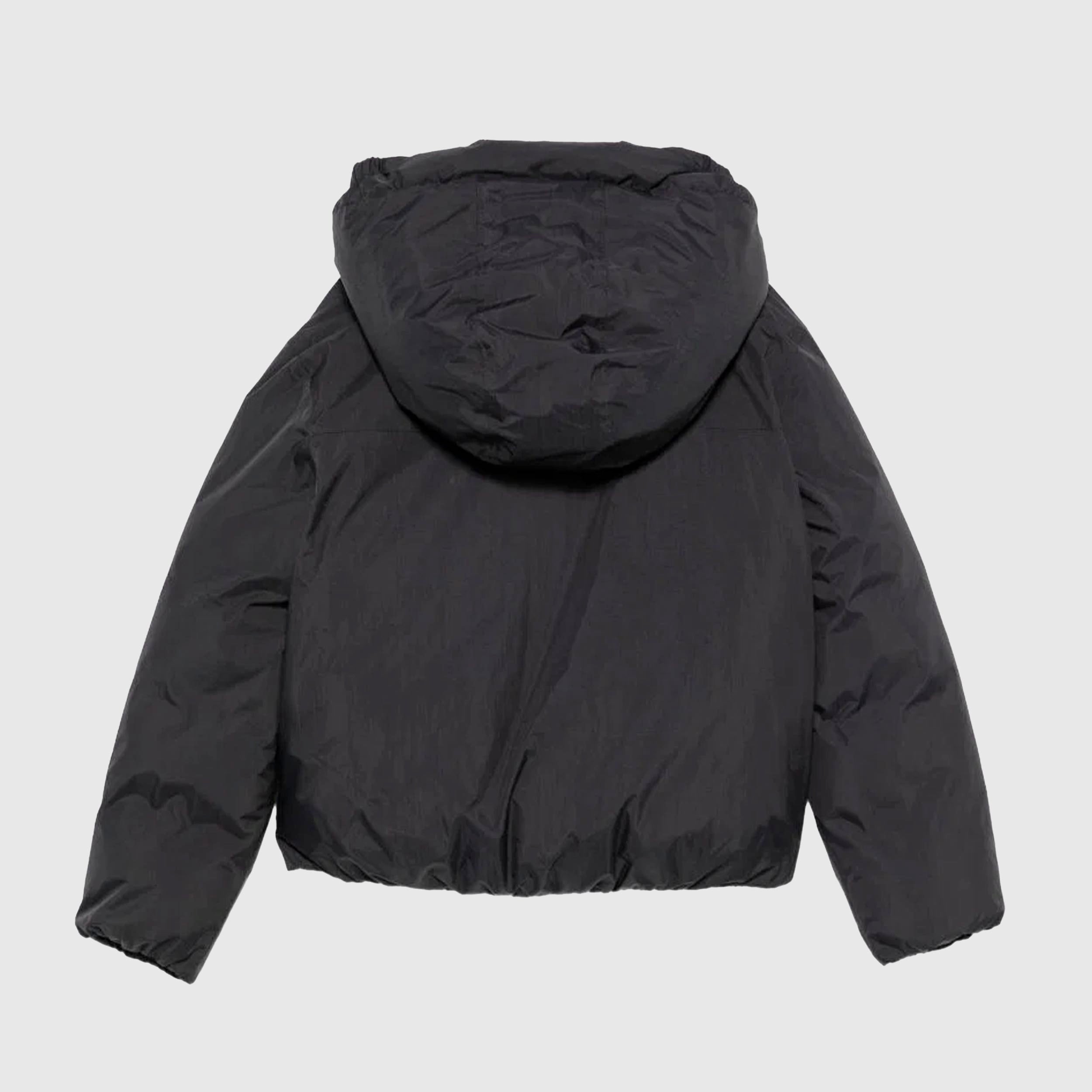 Piumino Corto Nero Albine Heavy Warm per Ragazzo by K-WAY