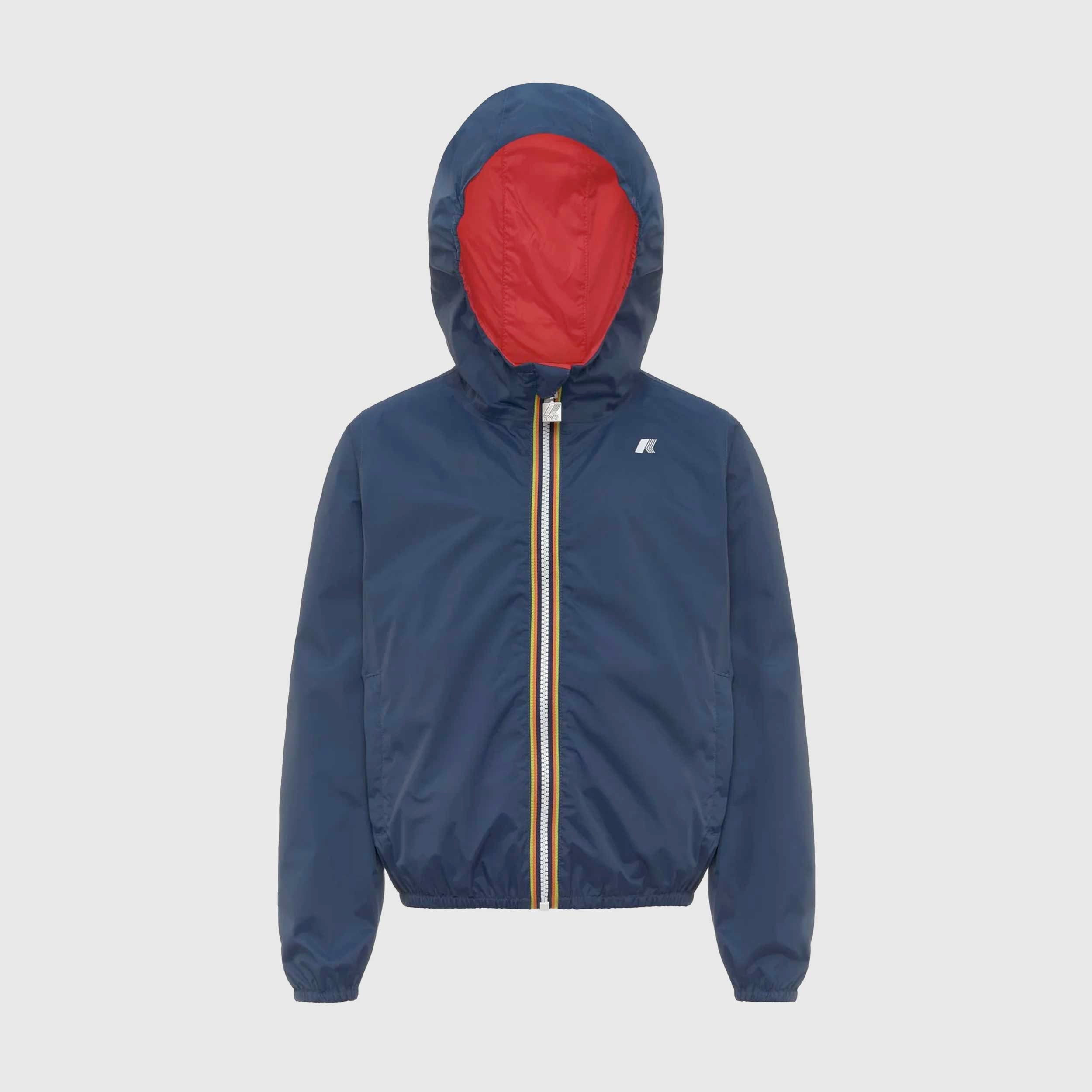 Giacca P Jake Plus Reversibile Blu e Rosso Firmata K-WAY