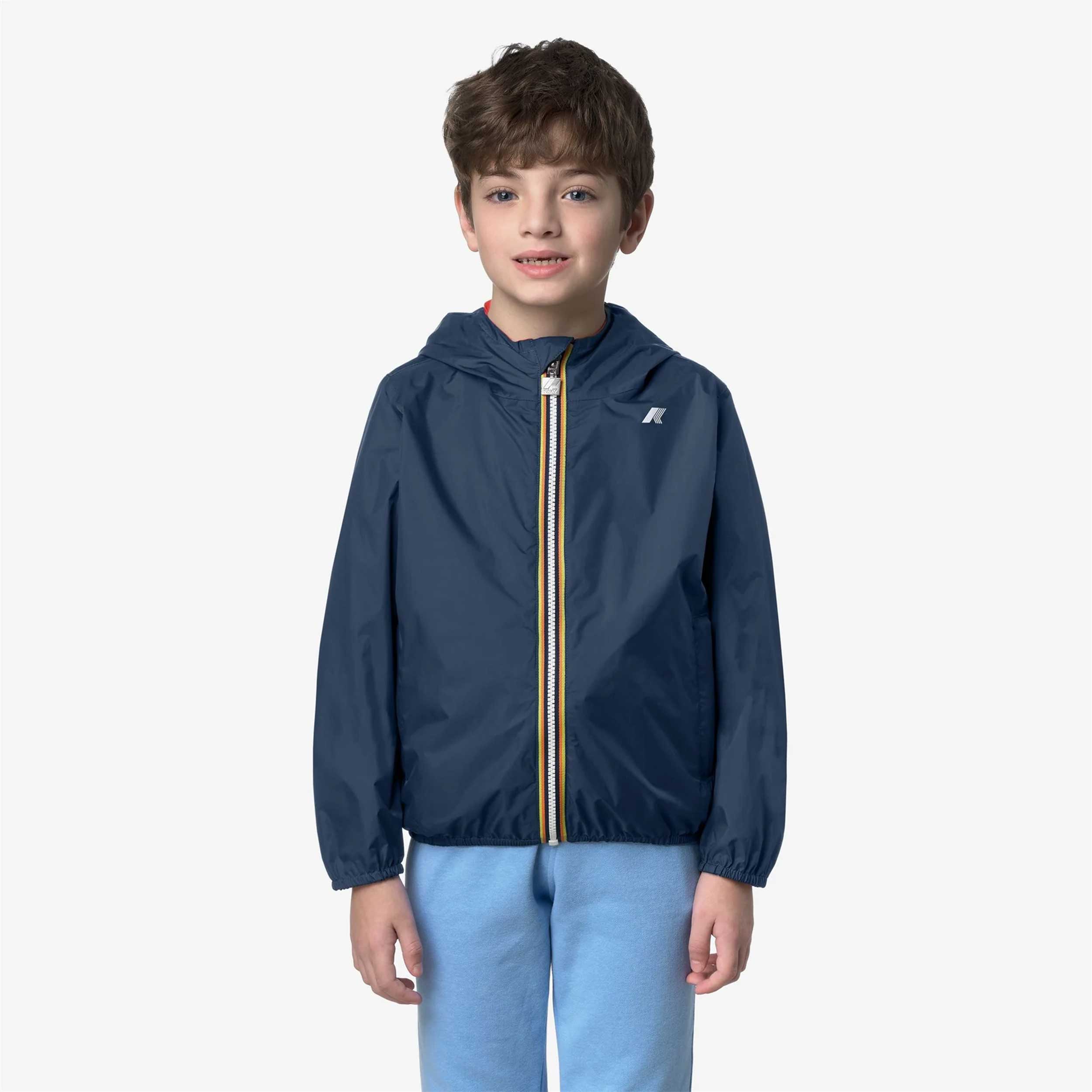 P Jake Reversible Blue and Red K-WAY Jacket