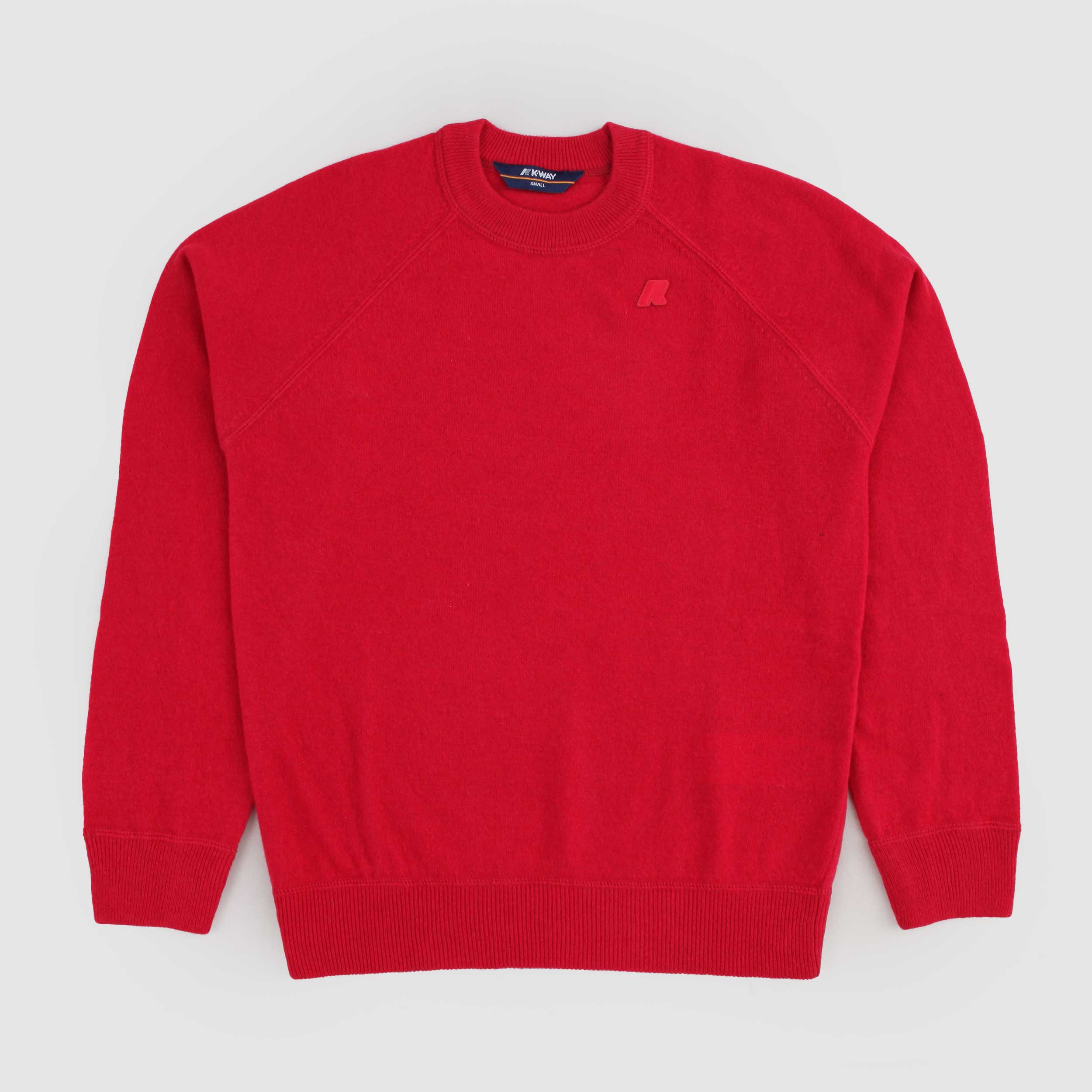 Maglioncino Rosso Fragola Fragan Fleece Stitch by K-WAY