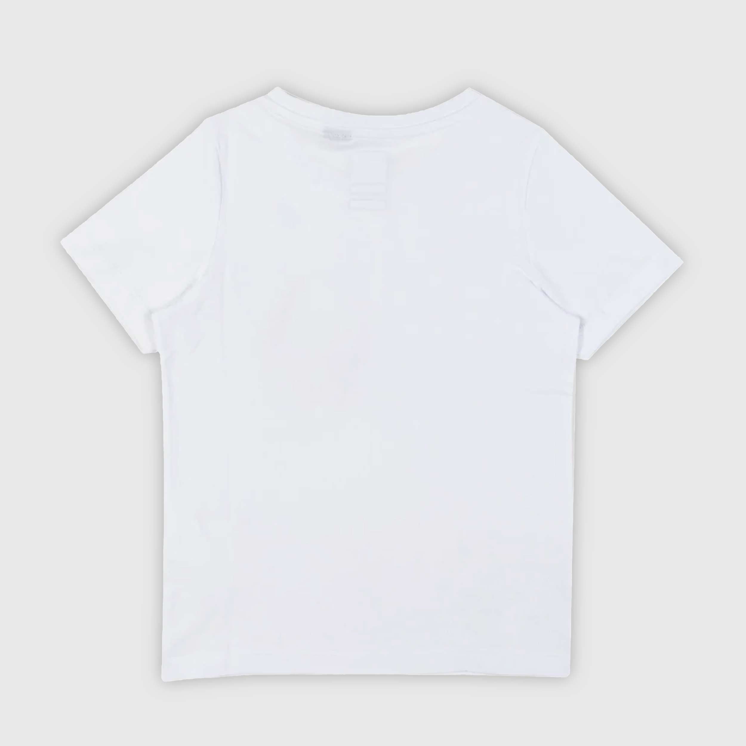 T-shirt Edouard Bianca con Logo Firmata K-WAY