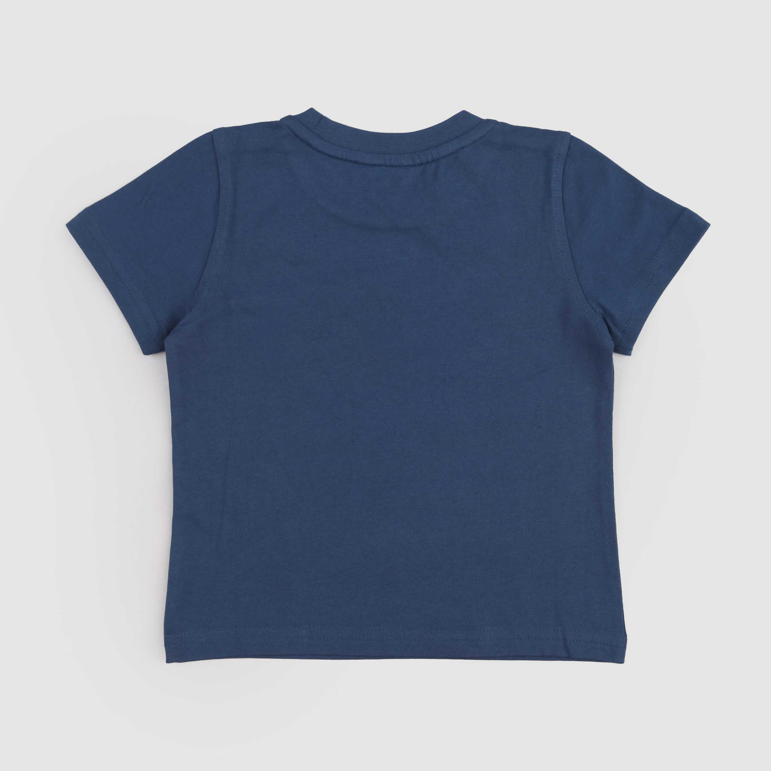 K-WAY Branded Blue P Odom T-shirt with Applied Logo