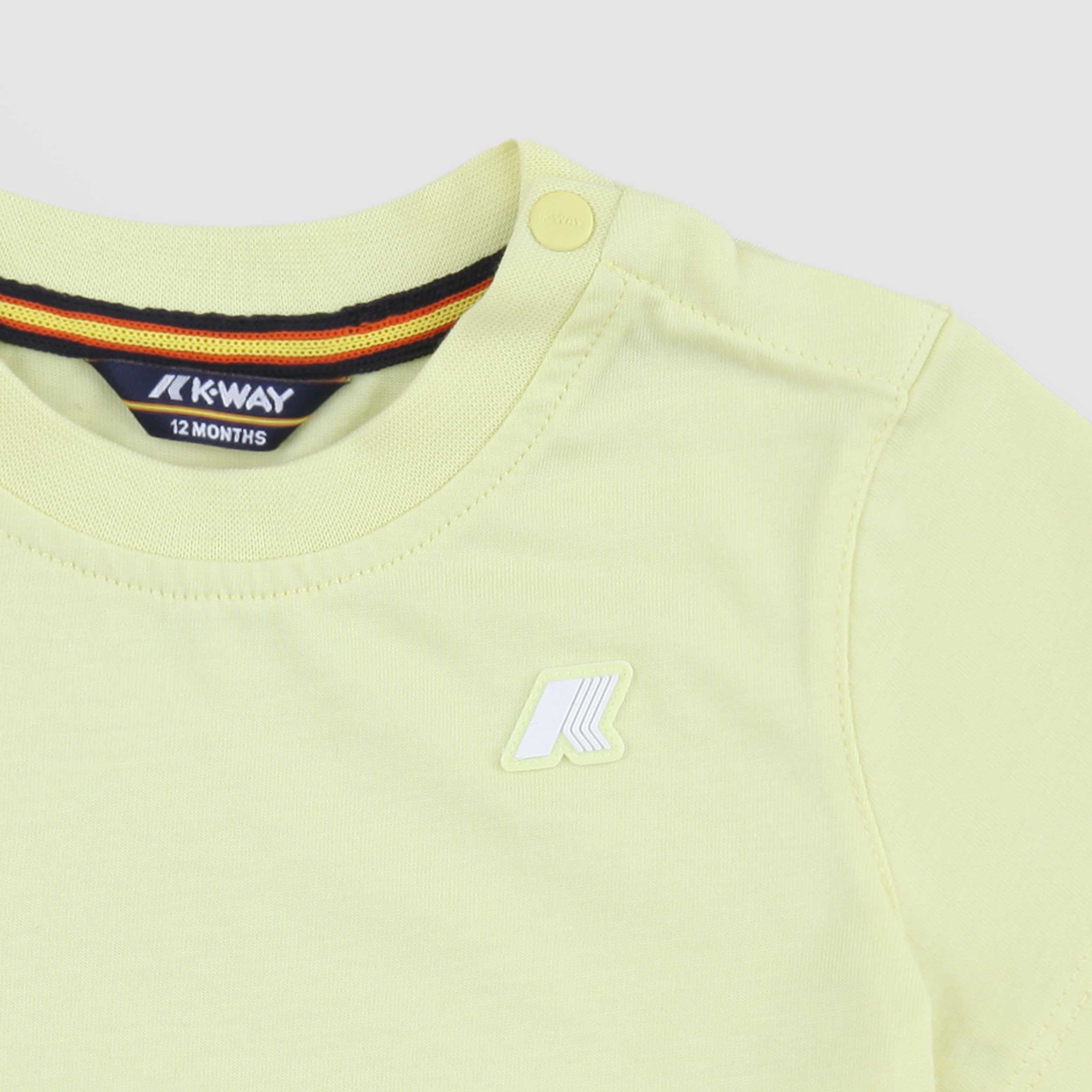 K-WAY Yellow T-shirt with Open Shoulders