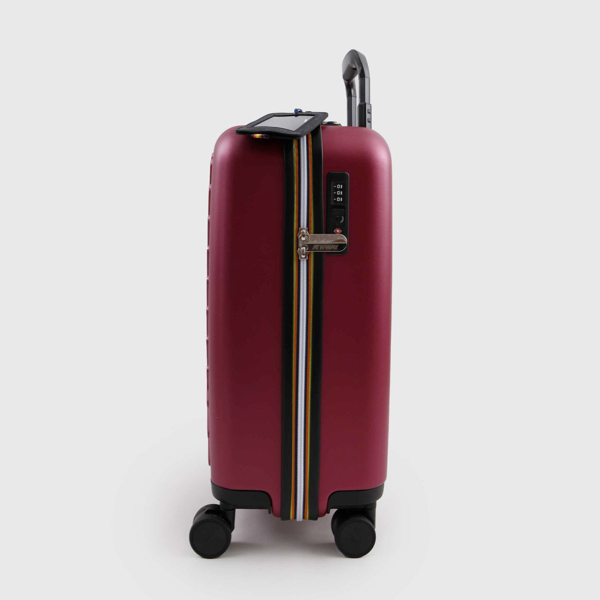 Red Eudoxie Suitcase with Logo by K-WAY
