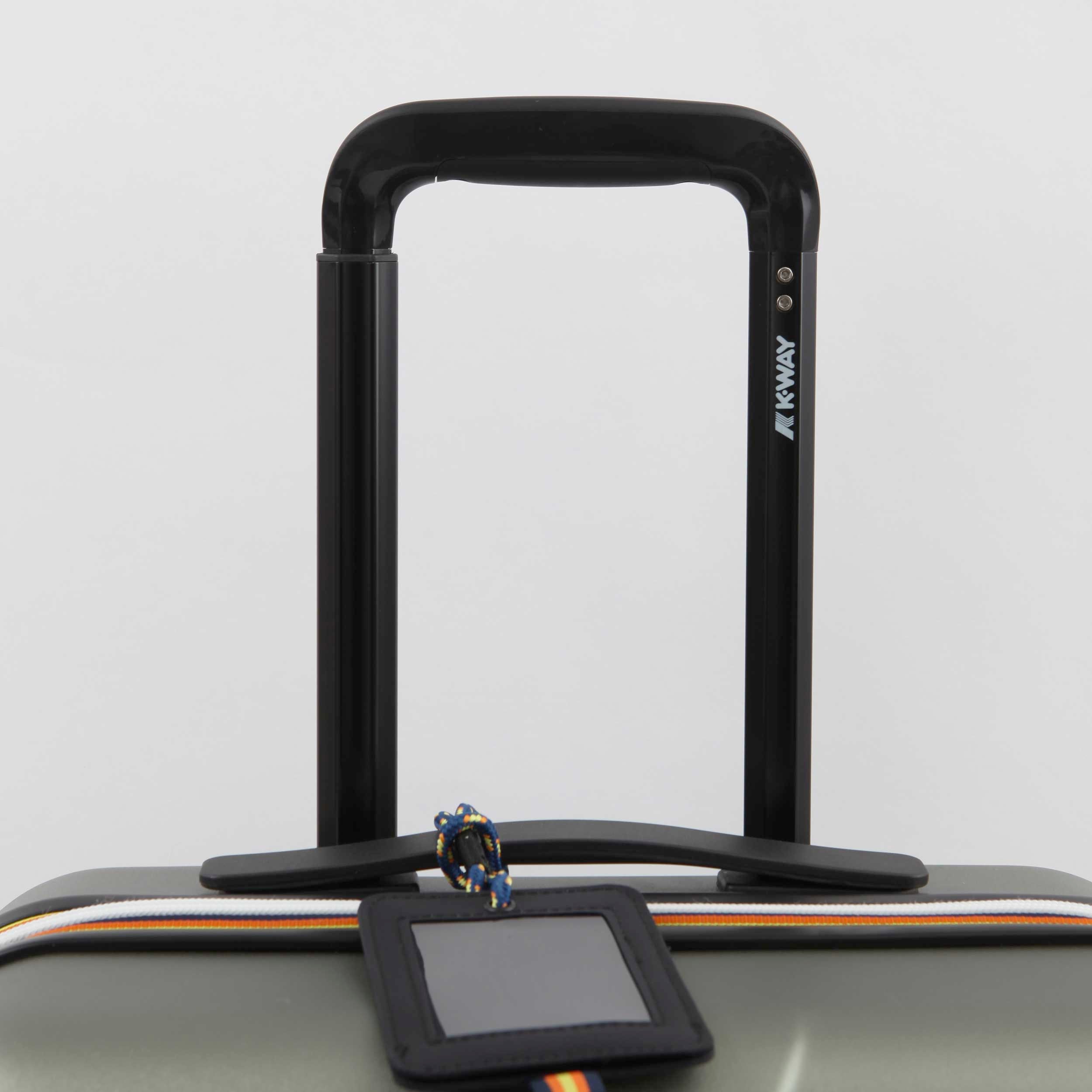 Valigia Trolley Verde Eudoxie Logo Firmata K-WAY