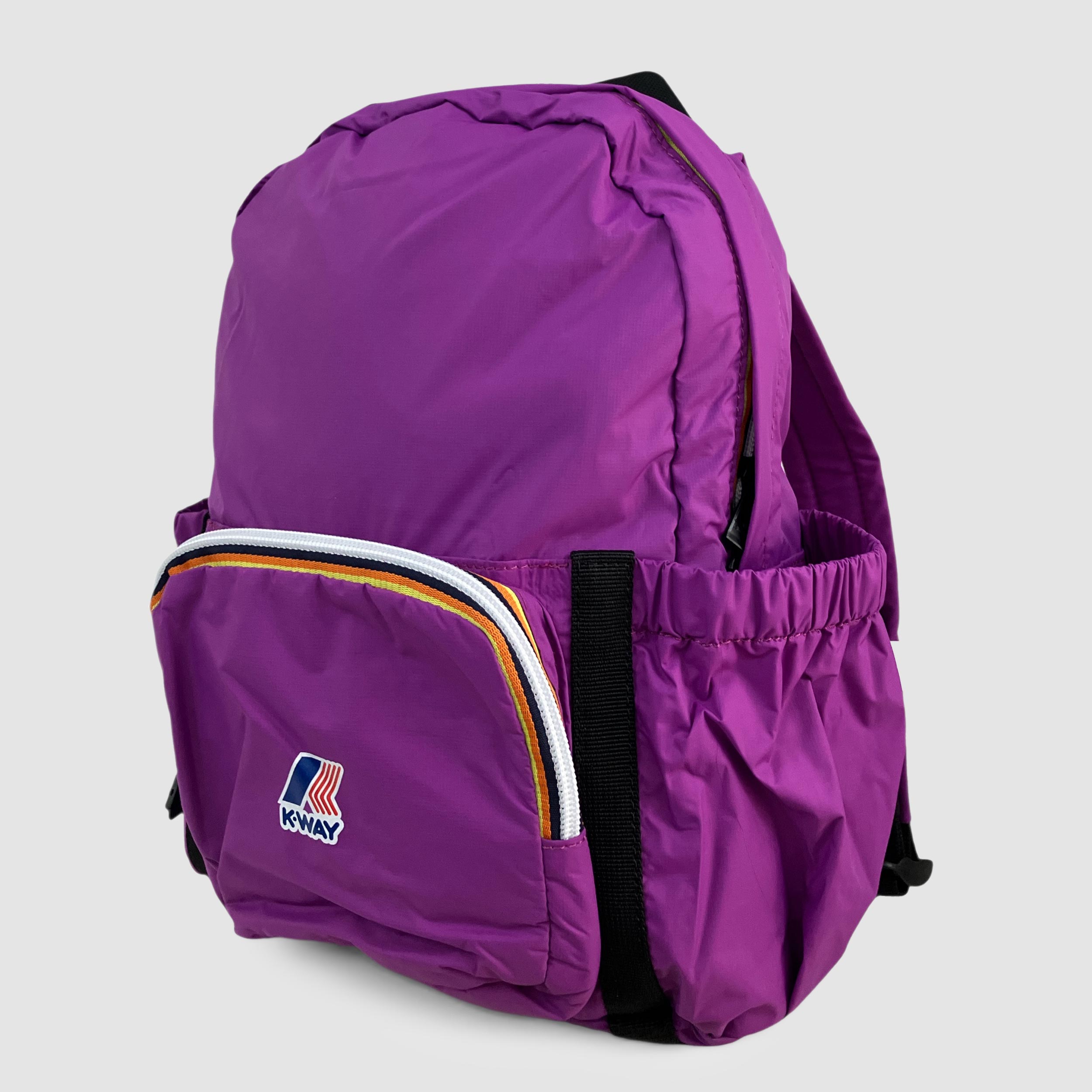 K-WAY Branded Le Vrai 4 Michelet Purple Backpack