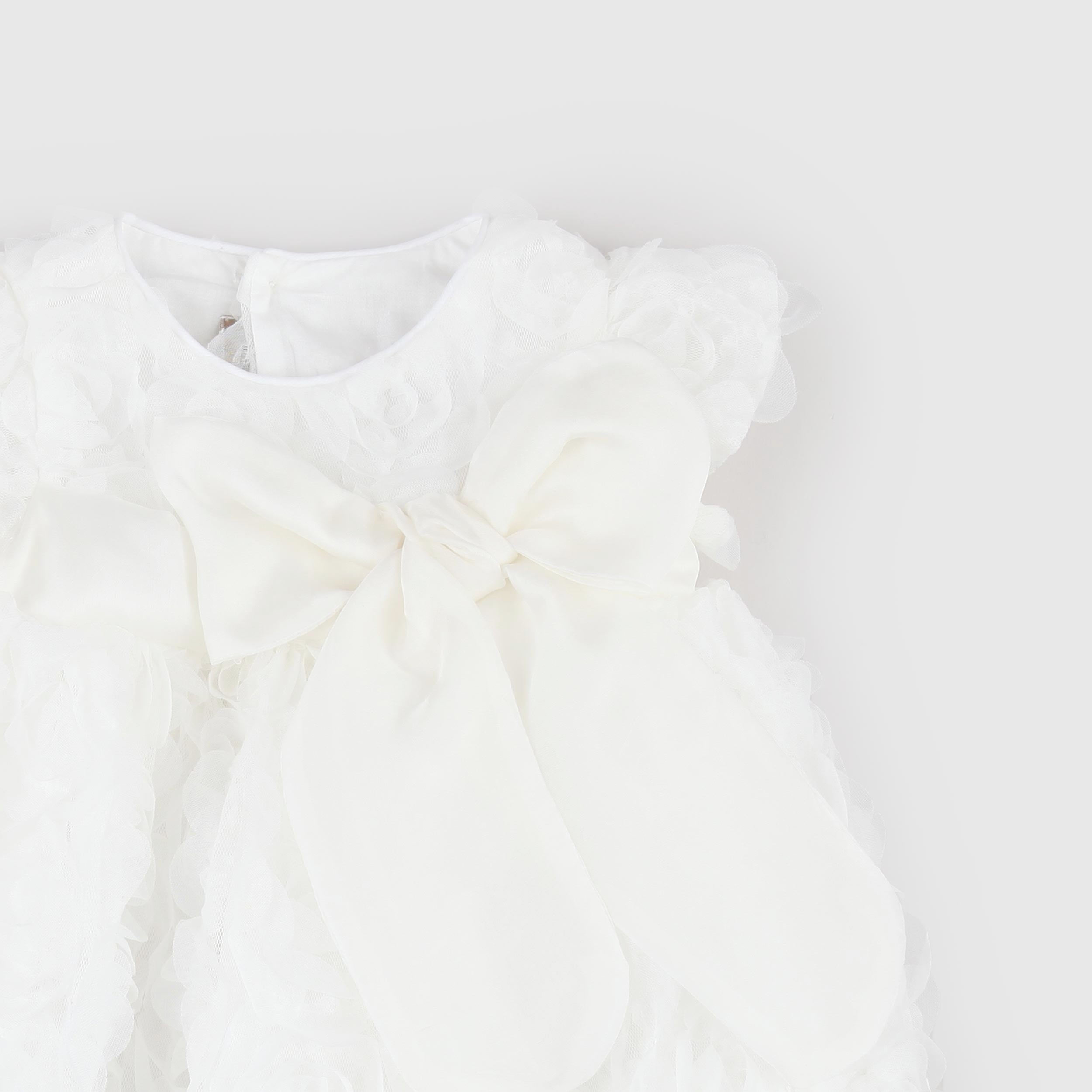 White Dress with Roses by LA STUPENDERIA