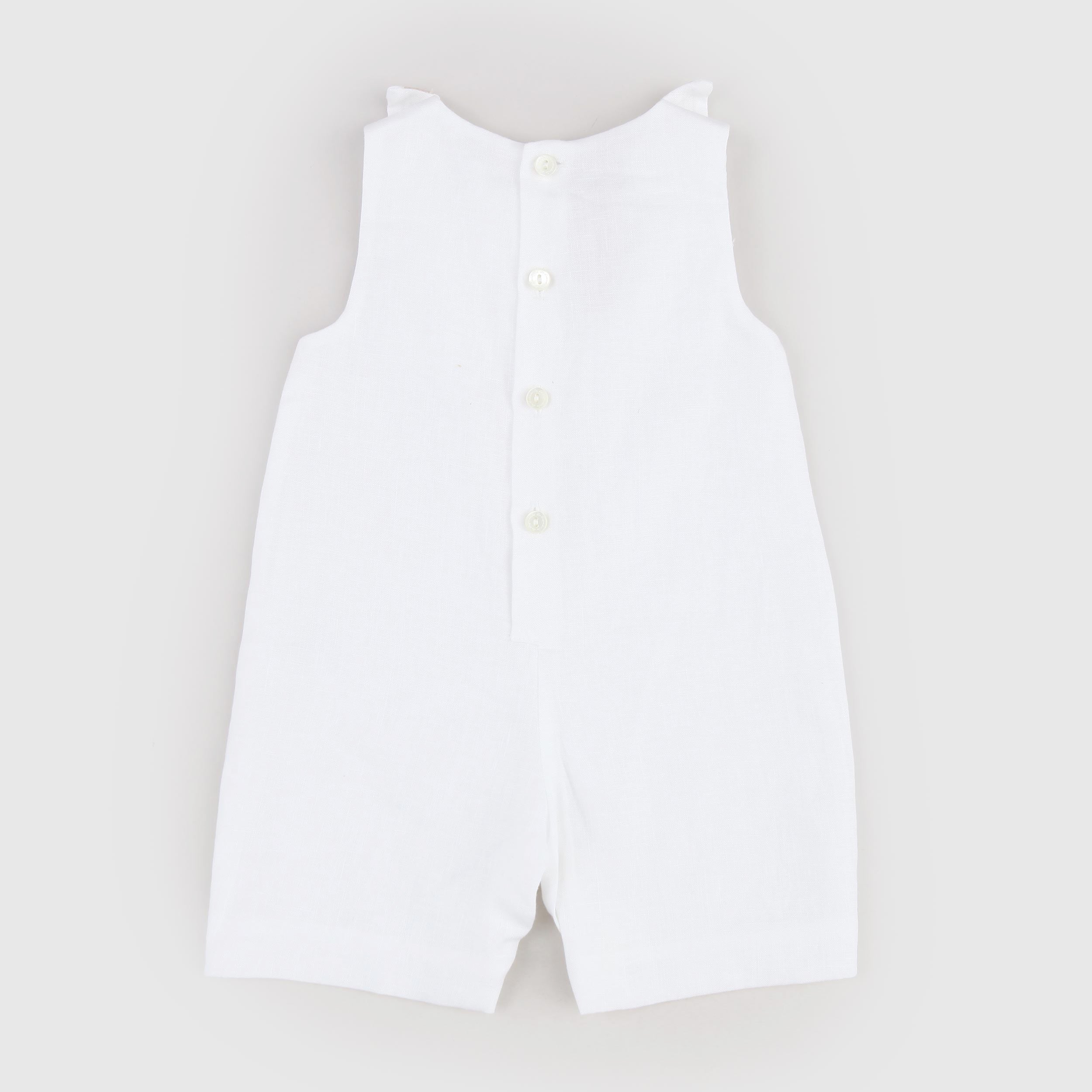 Tutina Bianca con Balza Firmata LA STUPENDERIA