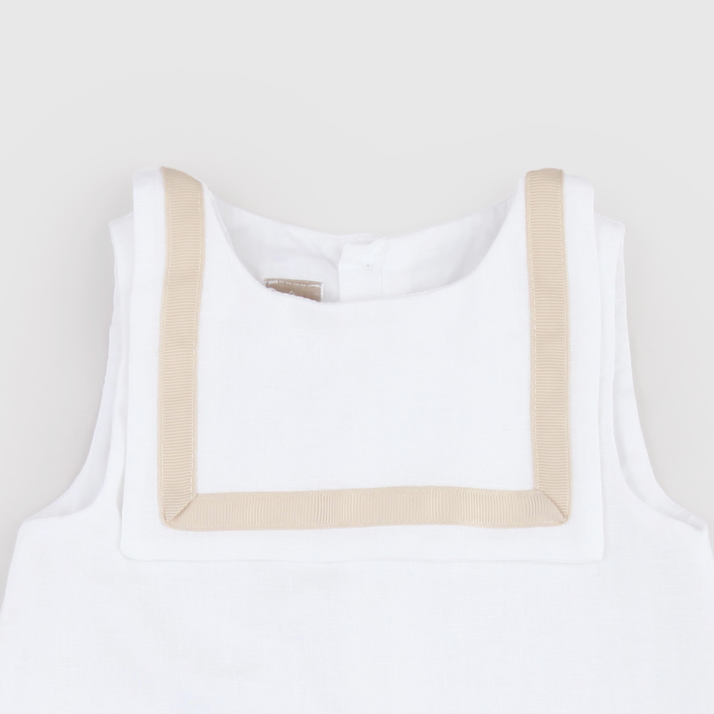 Tutina Bianca con Balza Firmata LA STUPENDERIA