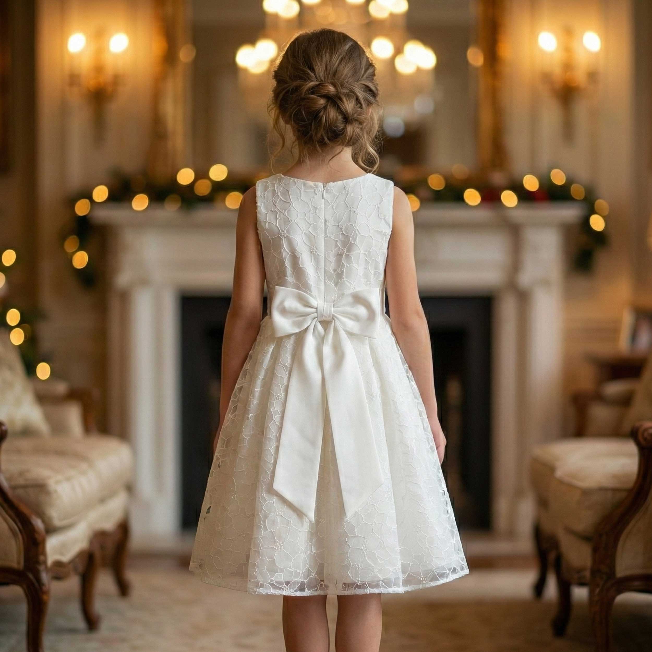 White Formal Dress by LA STUPENDERIA