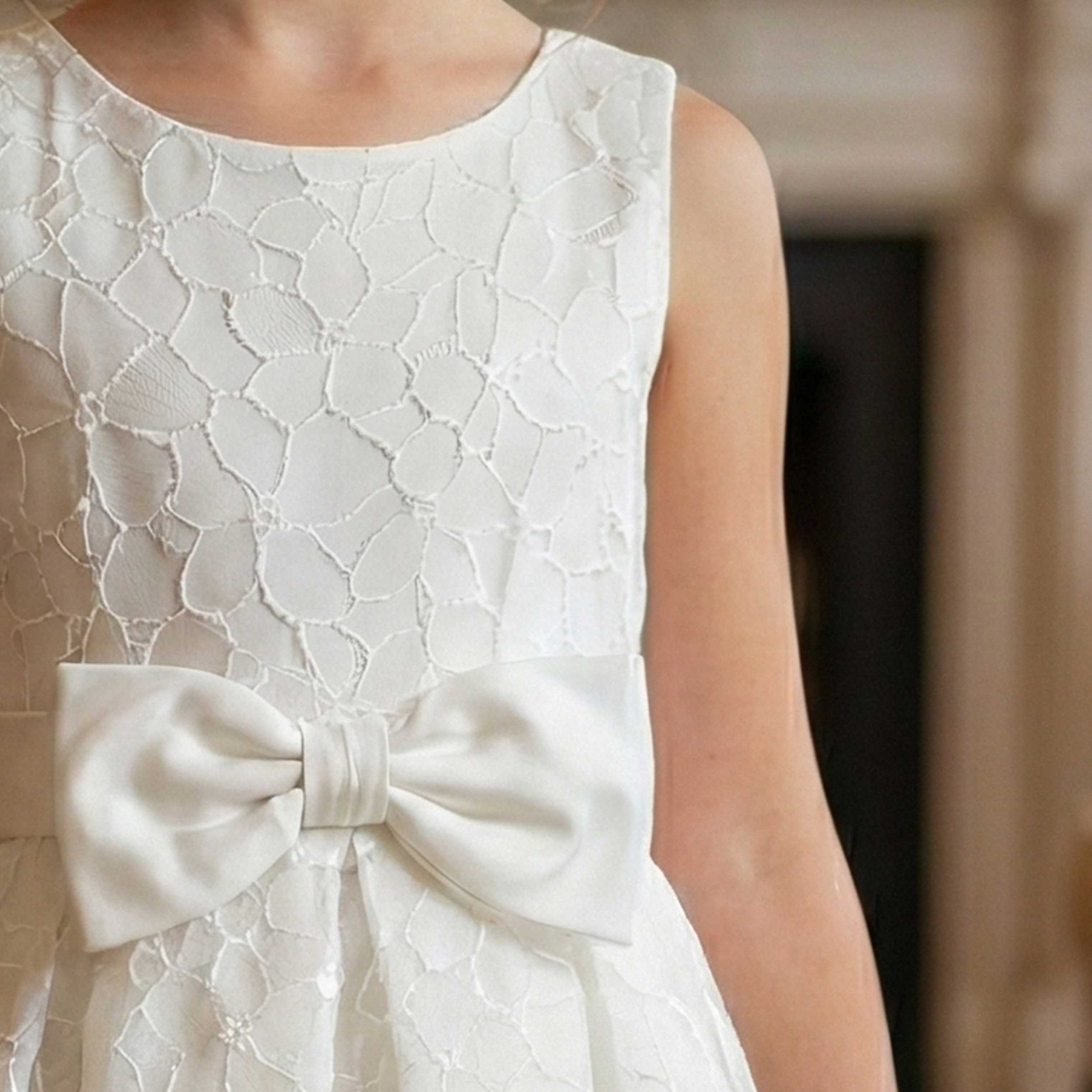 White Formal Dress by LA STUPENDERIA