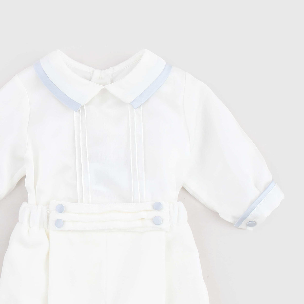 Abito Bianco e Celeste per Neonato LA STUPENDERIA