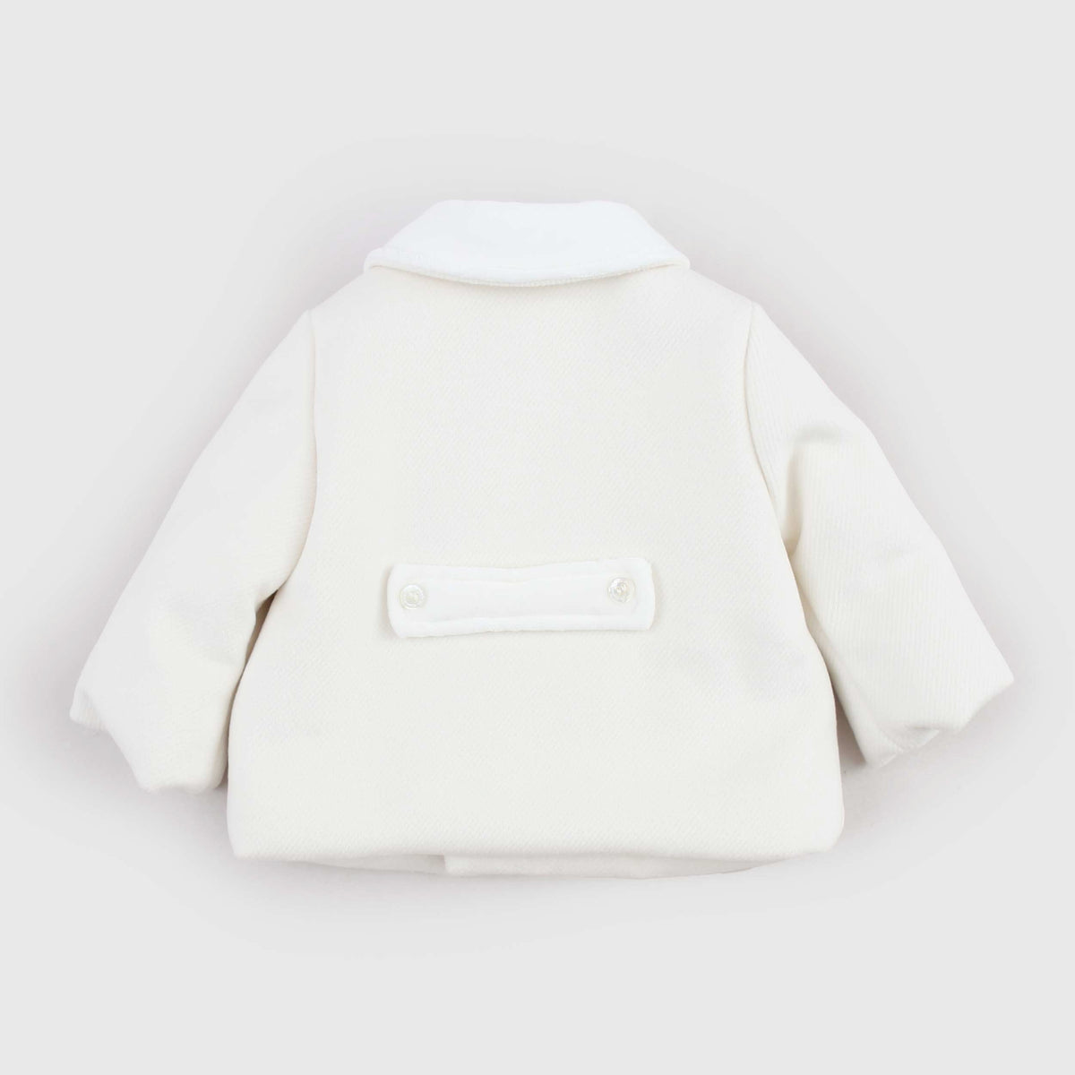 Revers Collar Cream Coat for Newborn LA STUPENDERIA
