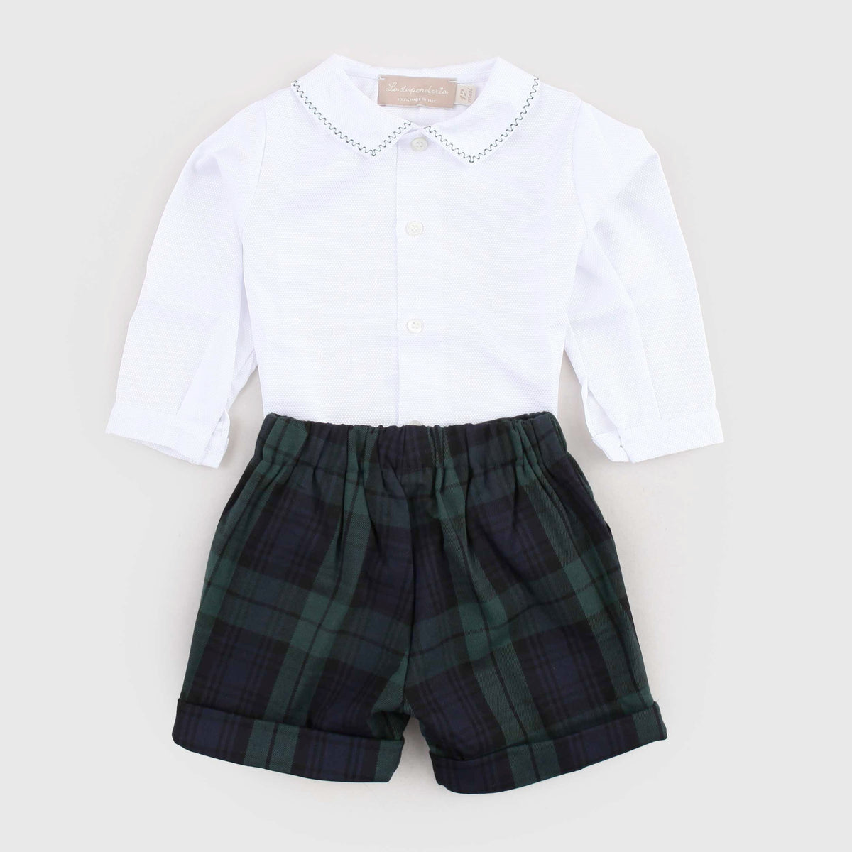 The STUPENDERIA Baby Shirt and Trousers Set