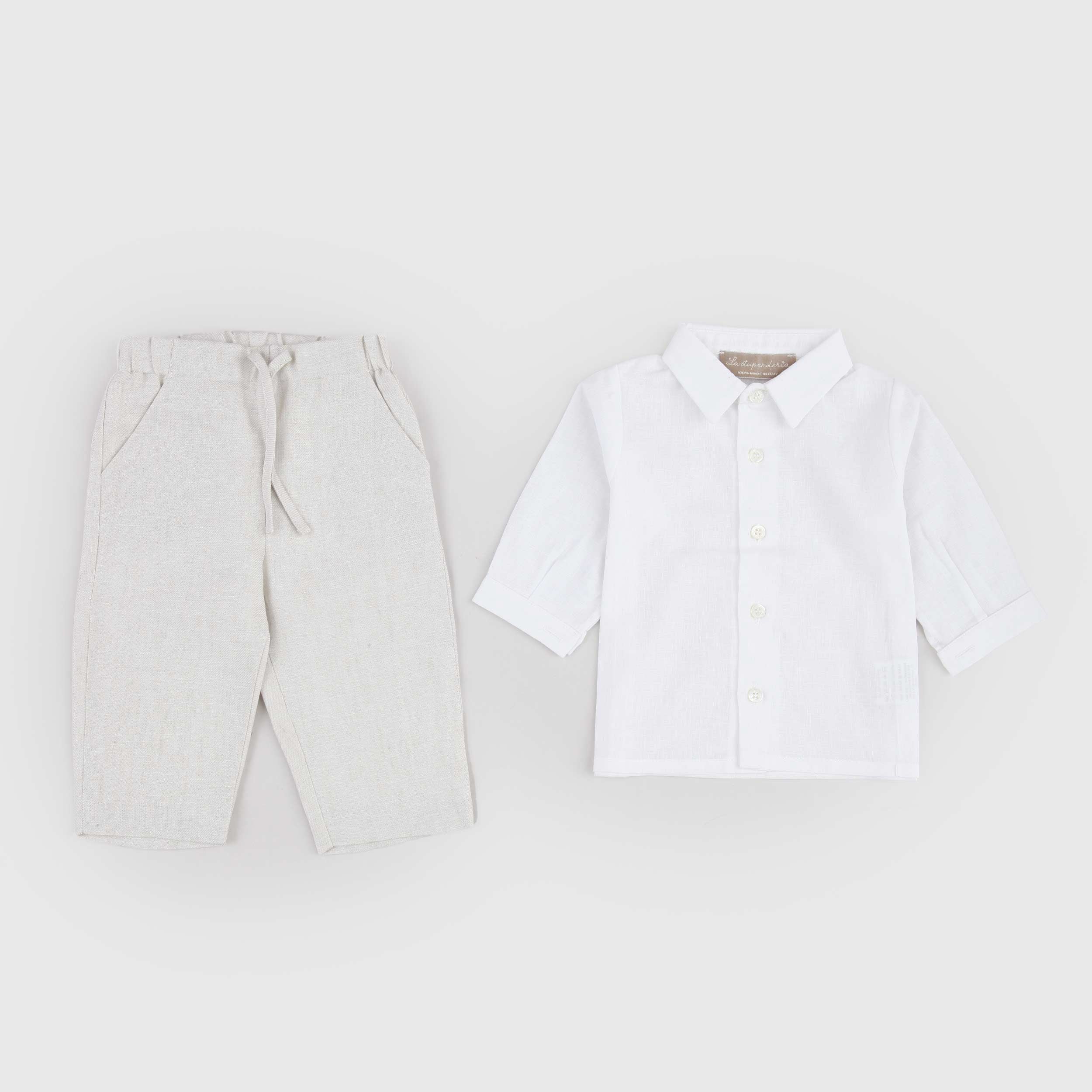 Completo Bianco e Beige Firmato LA STUPENDERIA