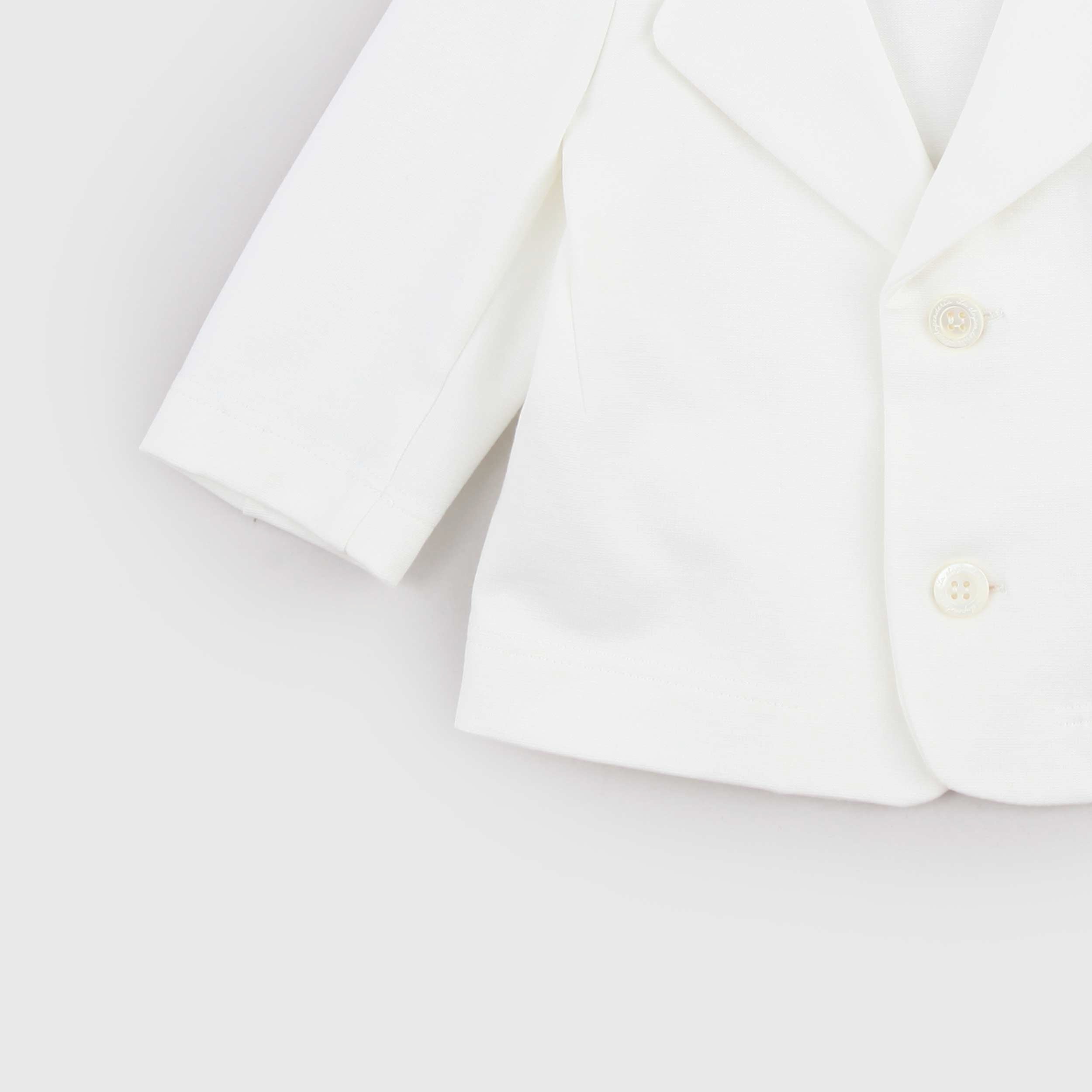 Milk Jacket with Light Blue Pouch Signed LA STUPENDERIA