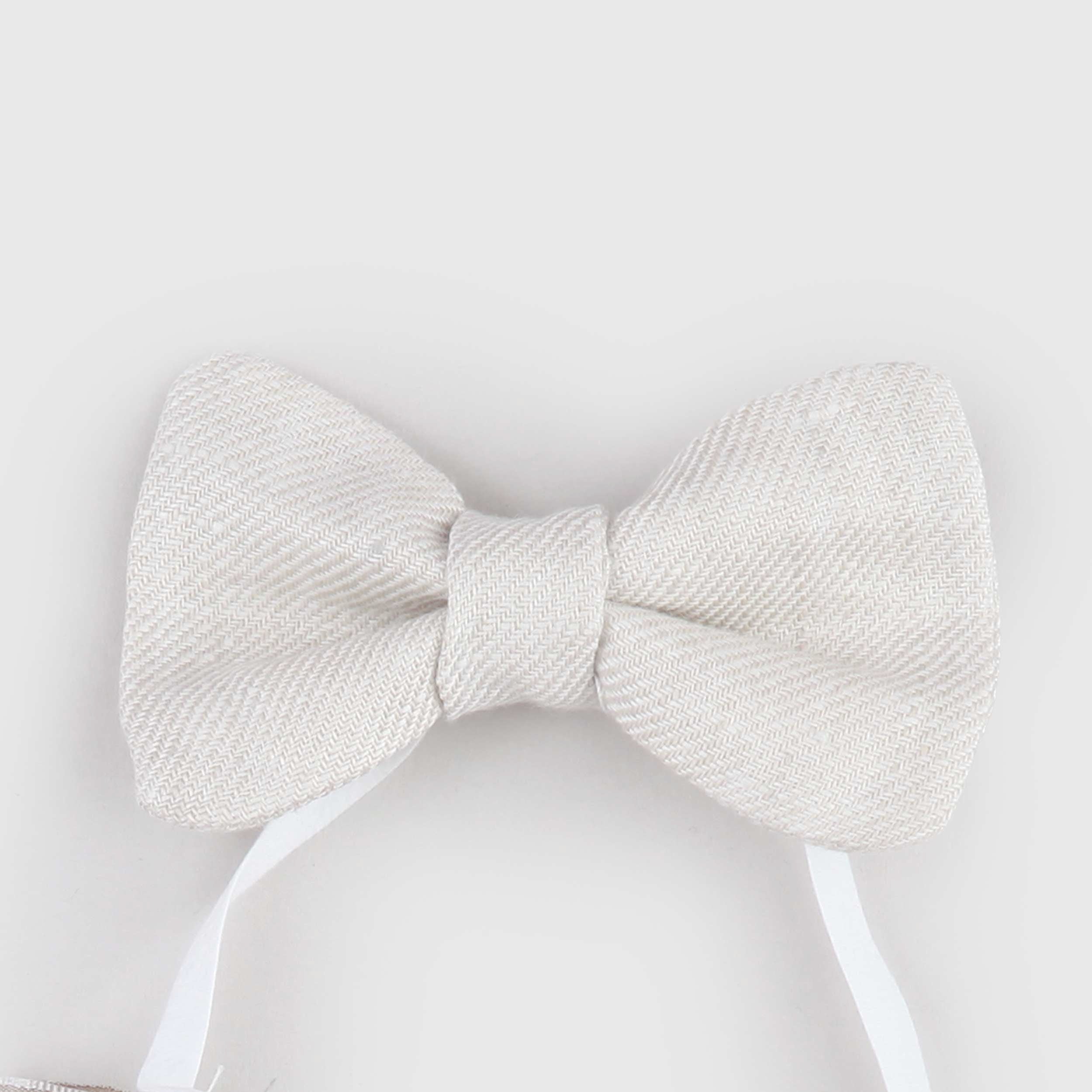 Papillon Beige in Lino Firmato LA STUPENDERIA