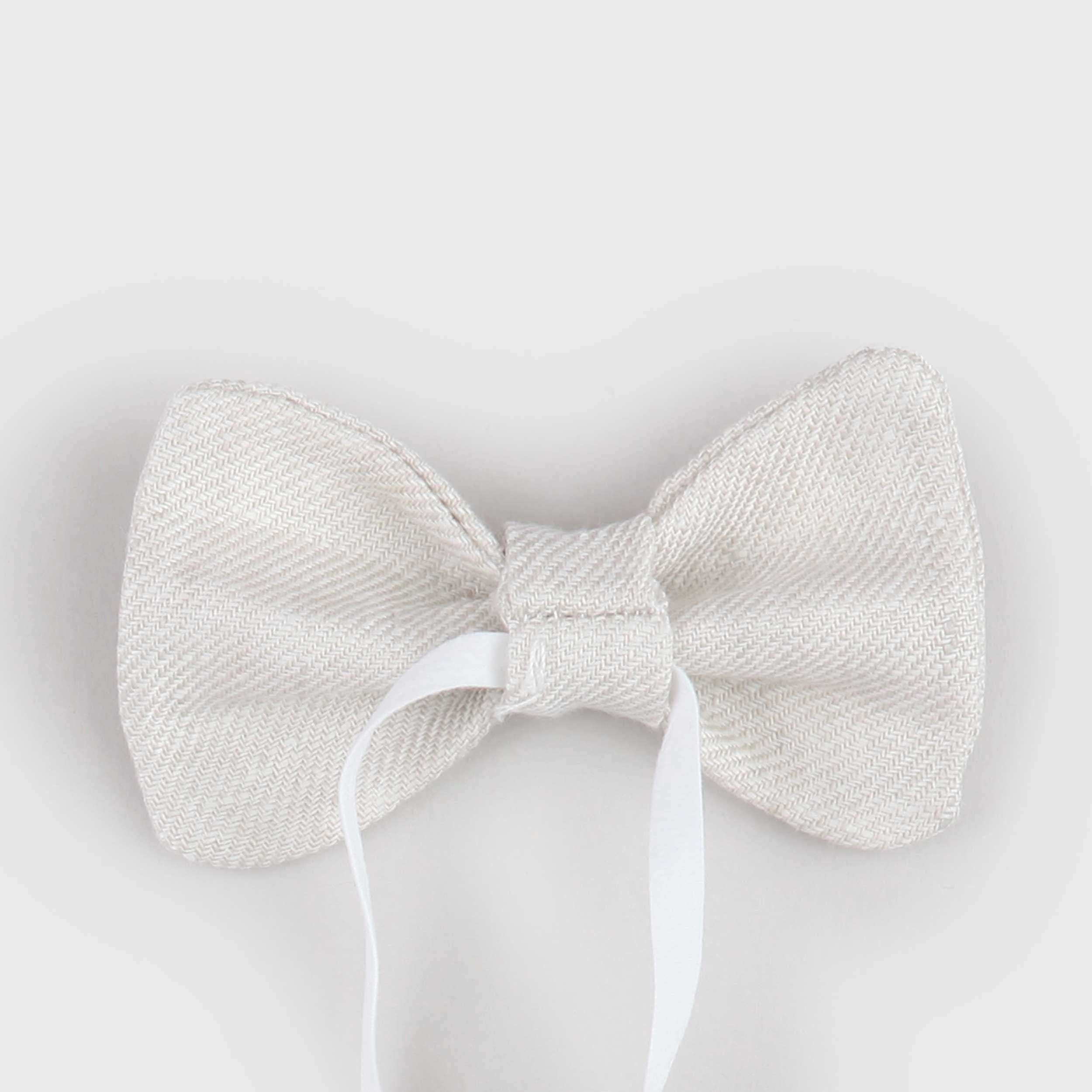 Papillon Beige in Lino Firmato LA STUPENDERIA