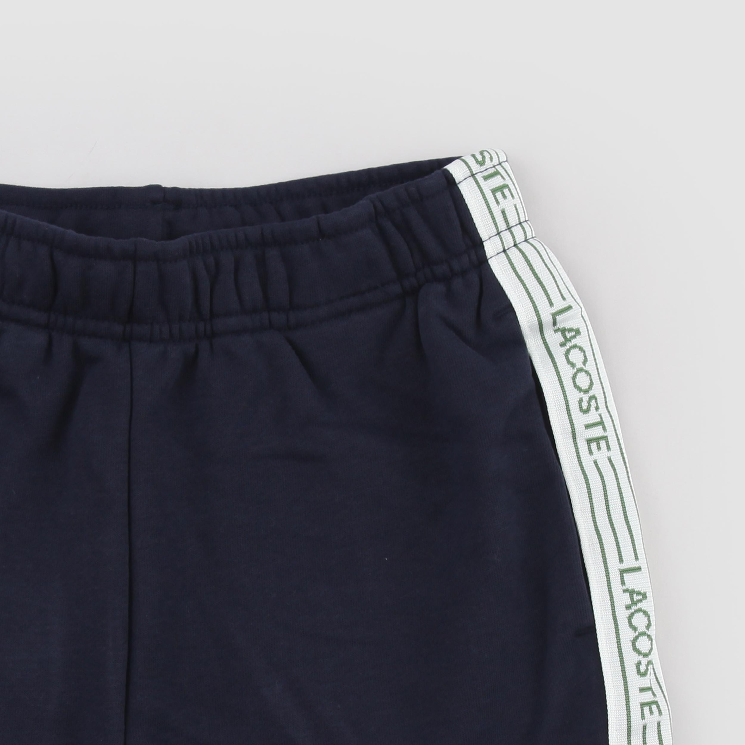 Boy's Blue Bermuda Shorts with LACOSTE Brand Tag