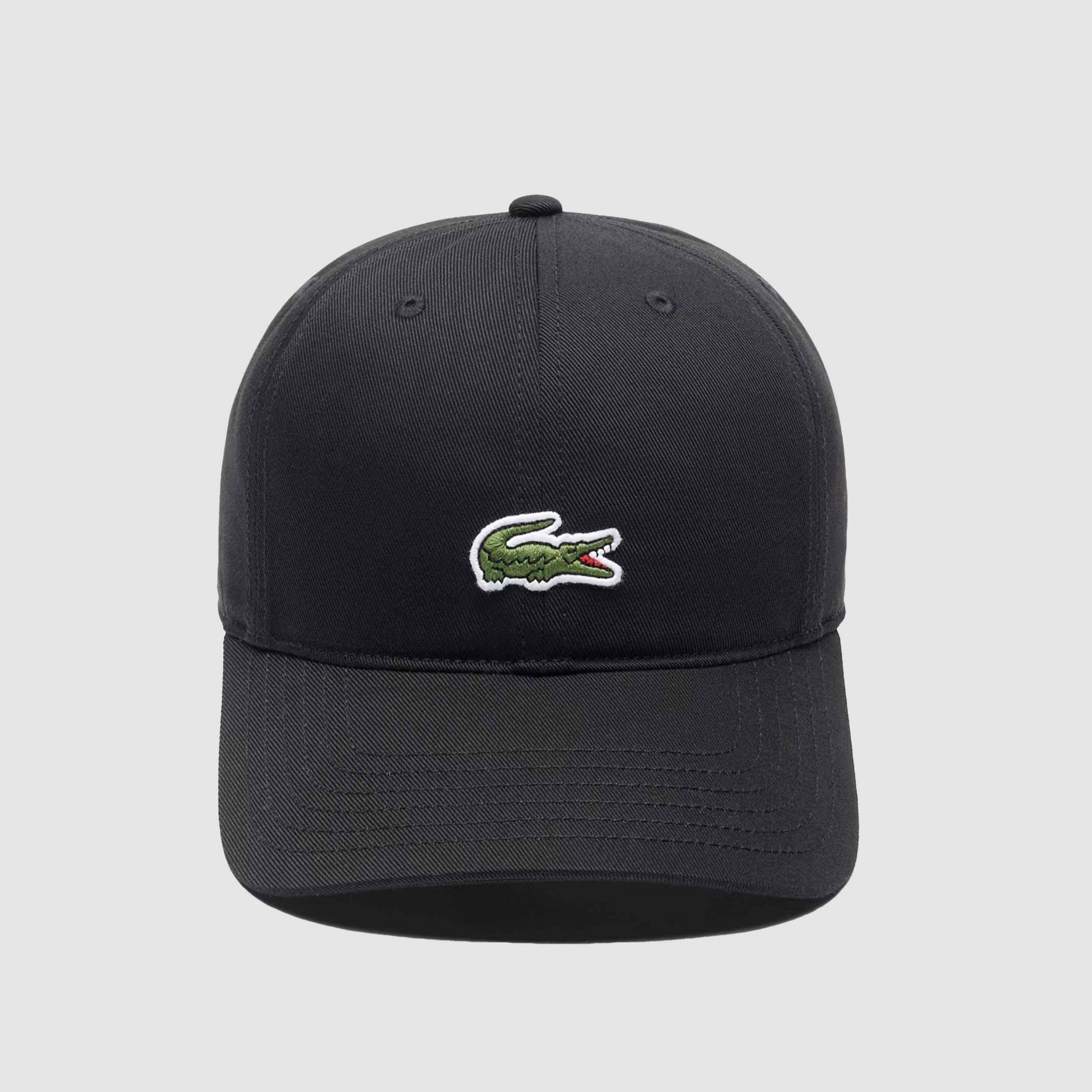 Cappellino in Twill di Cotone Firmato LACOSTE